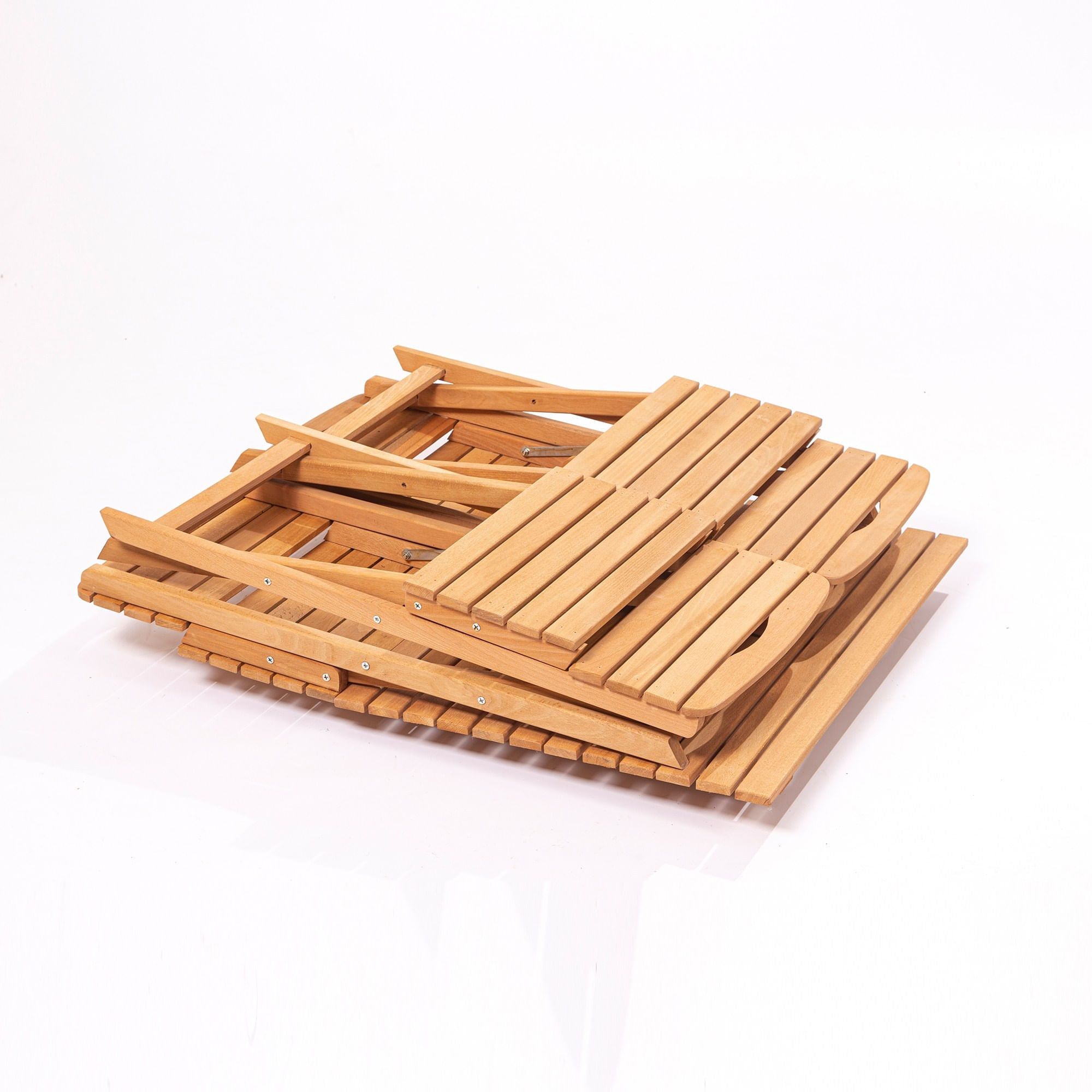 Set masa si scaune gradina, Hanah Home, lemn fag, natural crem, masa 80x60x72 cm, 2 scaune 40x30x81 cm, 644MYD1152 — imaginea 9
