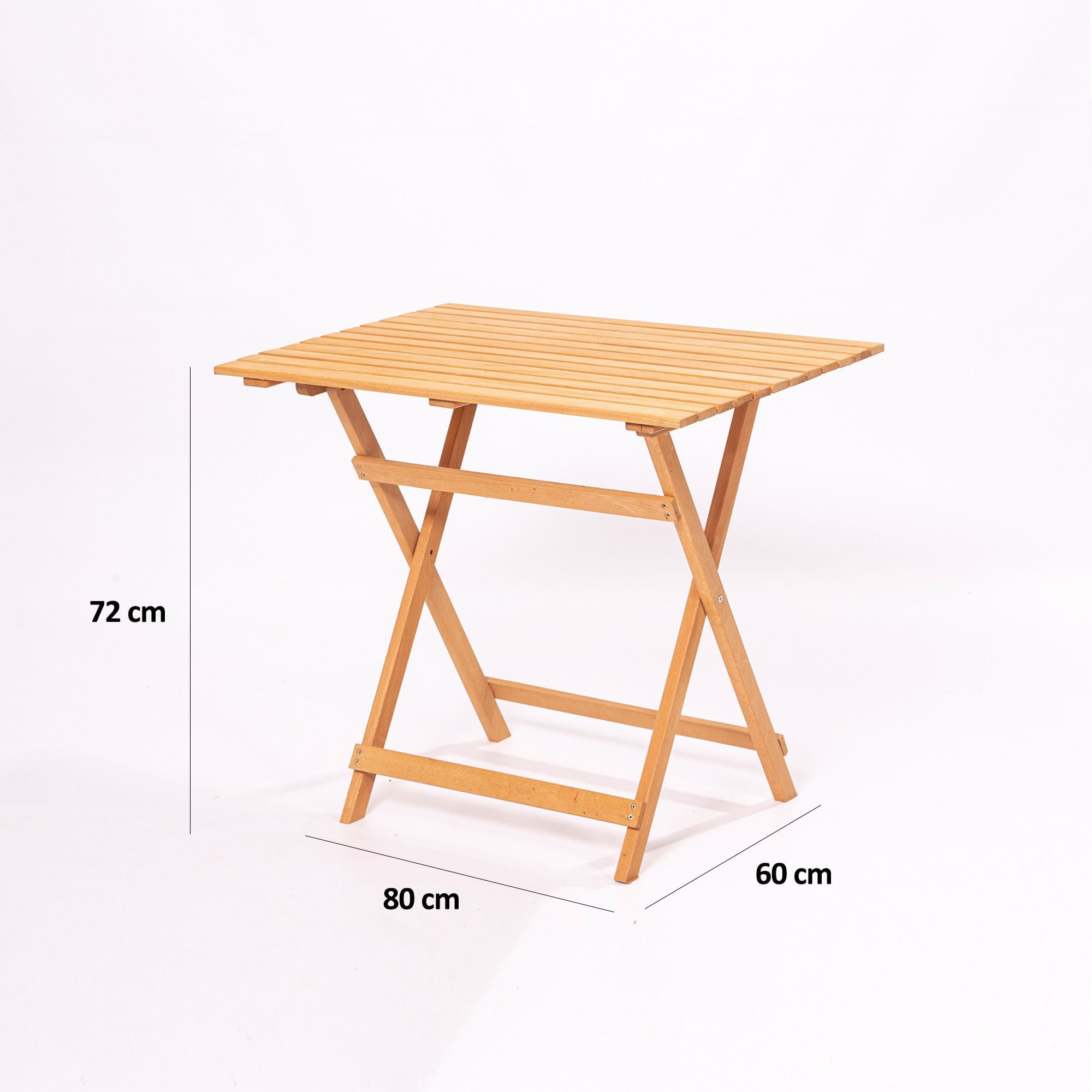 Set masa si scaune gradina, Hanah Home, lemn fag, natural crem, masa 80x60x72 cm, 2 scaune 40x30x81 cm, 644MYD1152 — imaginea 10