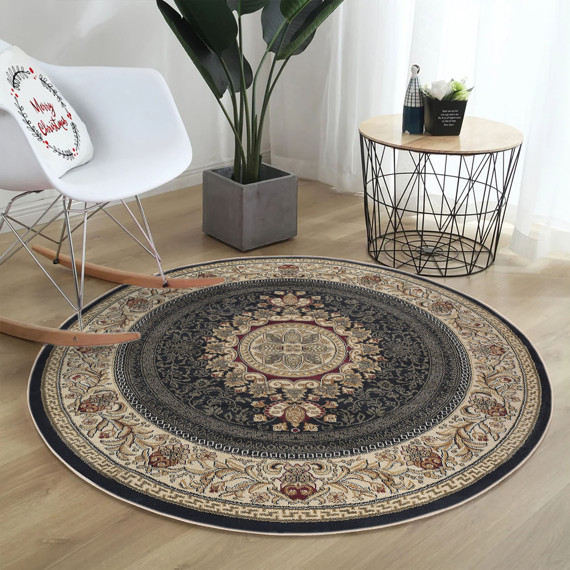 Covor, Conceptum Hypnose, verde, 80x80 cm, 70% bumbac, 30% poliester, antibacterian - 1 | YEO