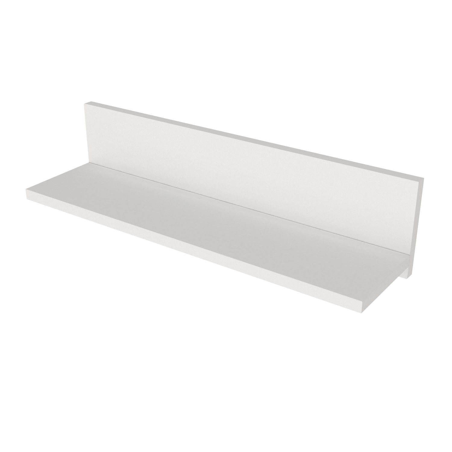 Raft de perete, Hanah Home, pal melaminat, alb, 60x14.5x14.5 cm — imaginea 7