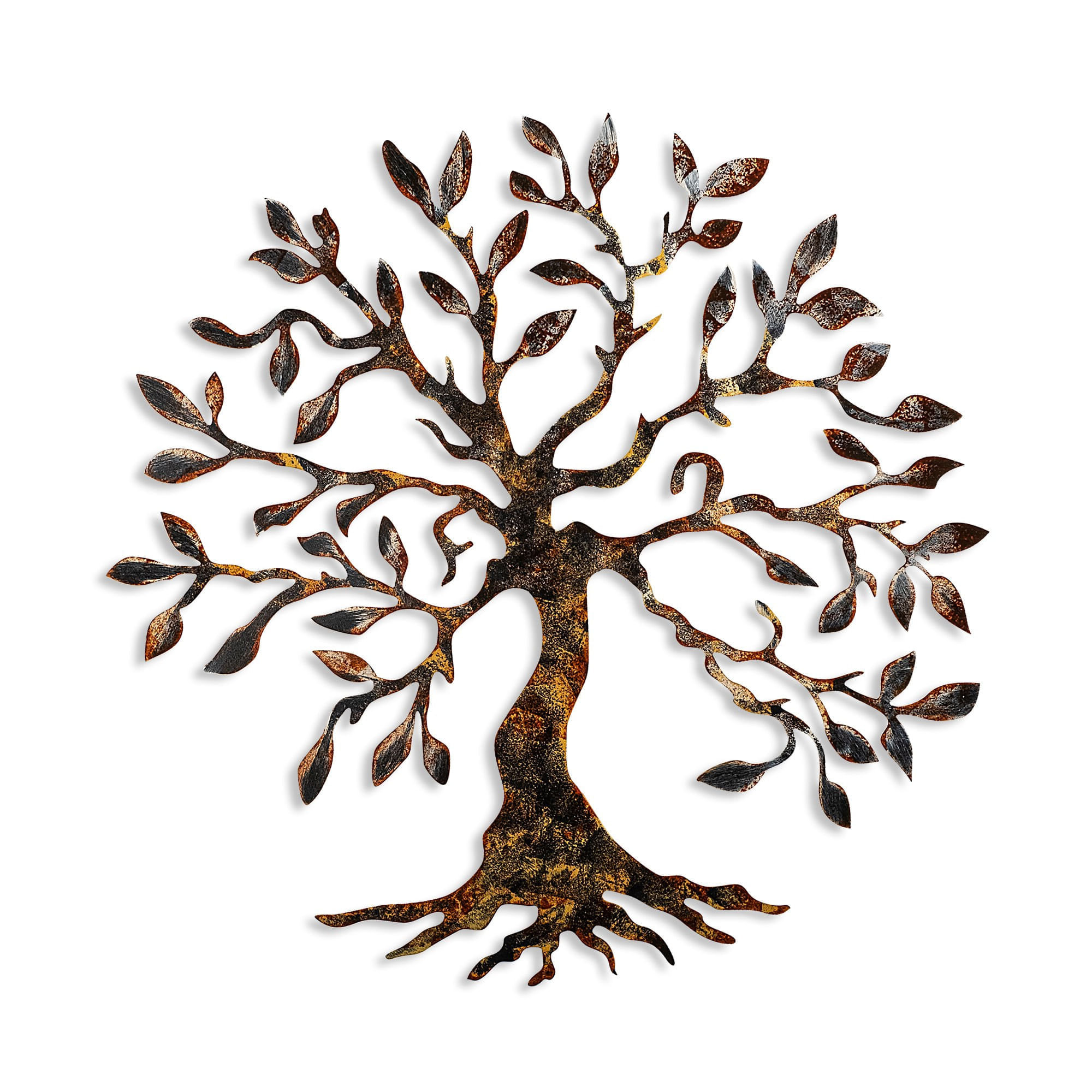 Accesoriu decorativ de perete, Wallxpert, metal, multicolor, 60x60 cm, 891TNL2429