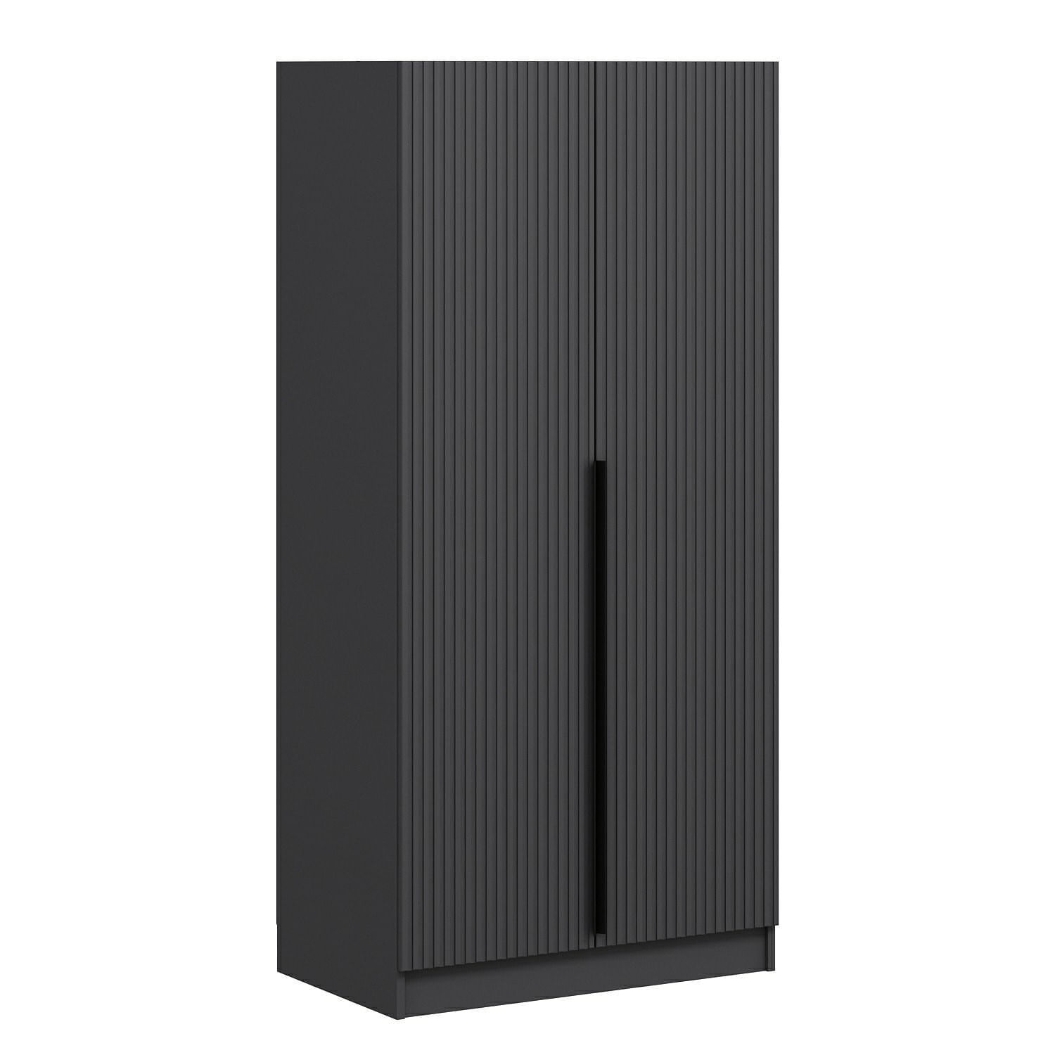Sifonier, Hanah Home, pal melaminat, antracit, 90x52x210 cm