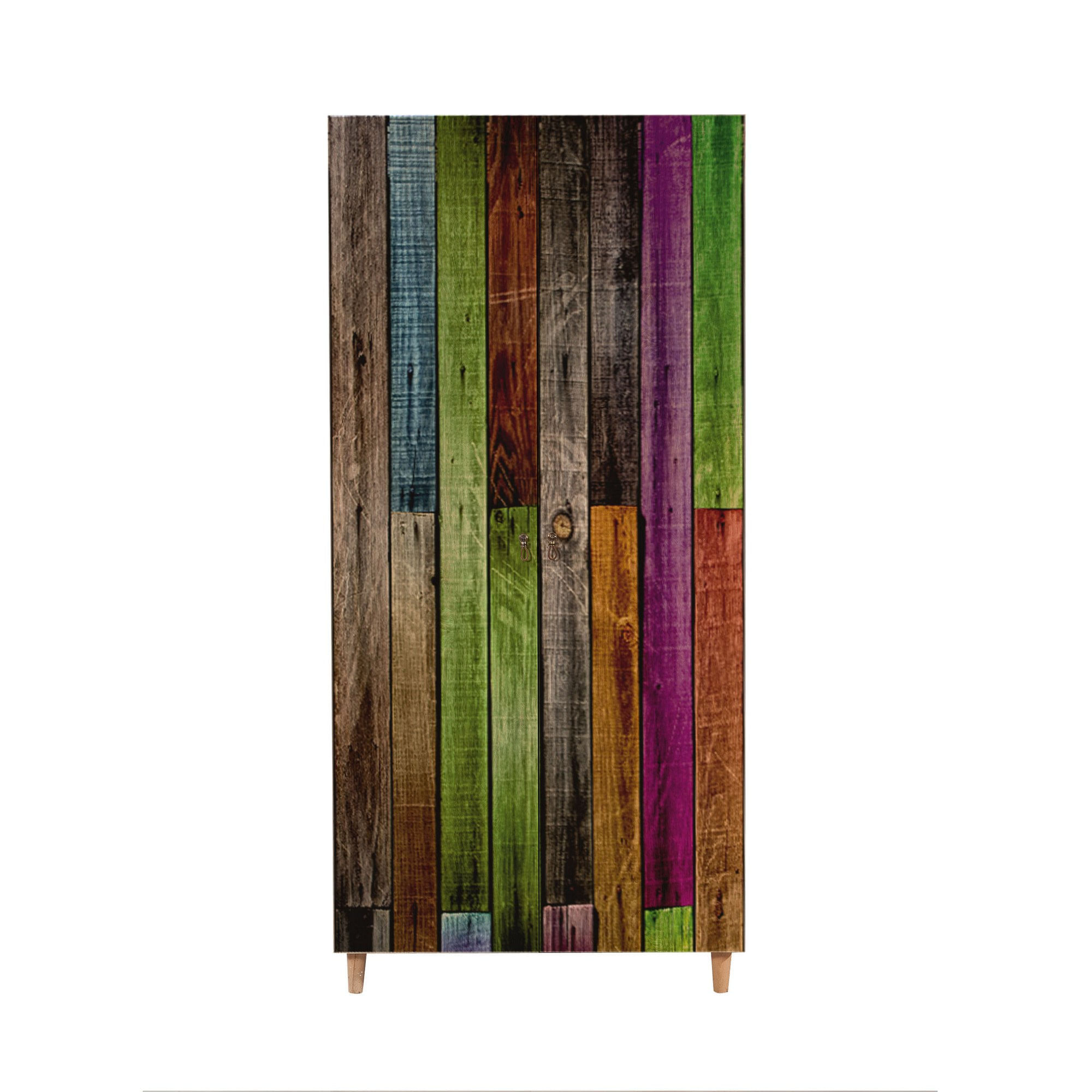 Dulap, Hanah Home, pal melaminat, stejar sonoma, 90x52x192 cm, 863SPH4204 — imaginea 2
