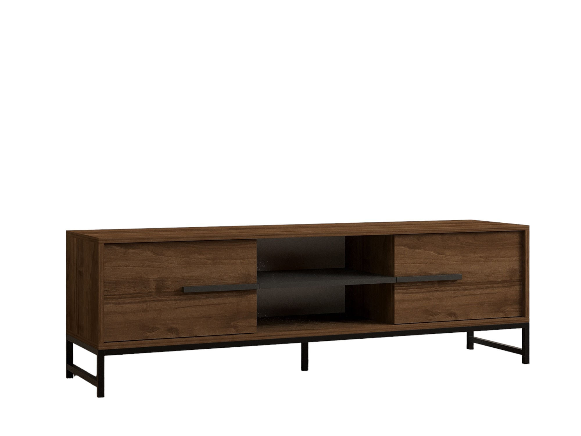 Comoda tv, Hanah Home, pal melaminat, nuc, 160x40x50 cm, 835PUQ4495