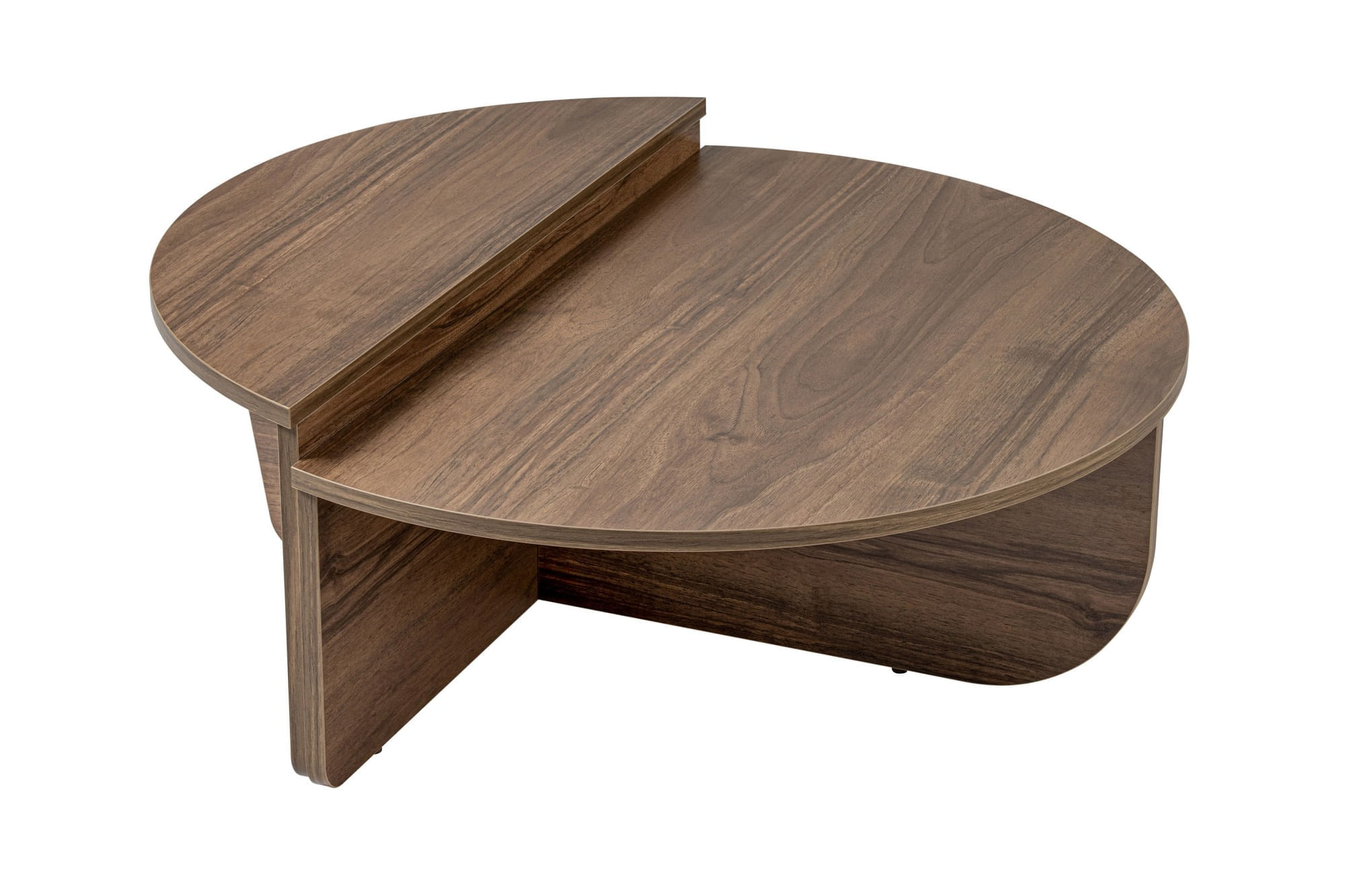 Masuta de cafea, Hanah Home, pal melaminat, nuc, 90x60x30 cm, 241NRD1218 — imaginea 2