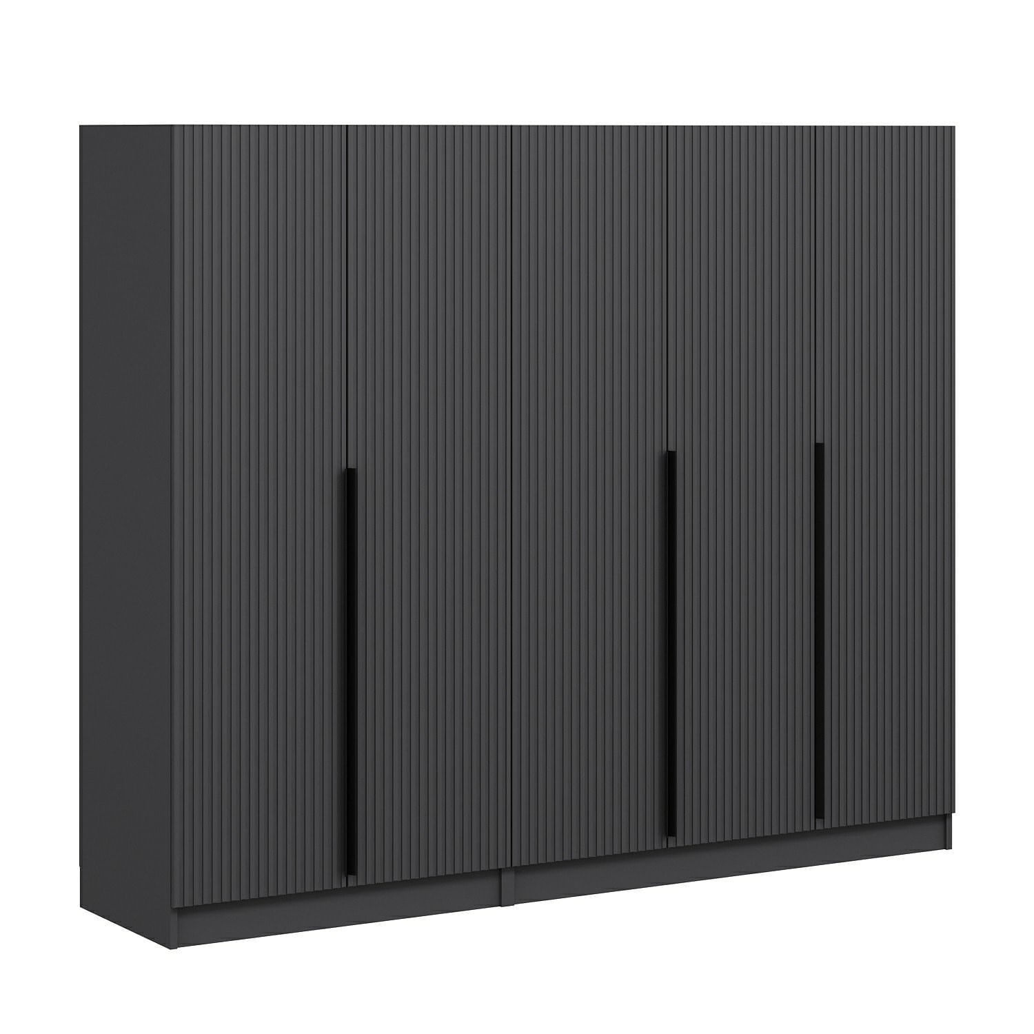 Sifonier, Hanah Home, pal melaminat, antracit, 225x52x210 cm