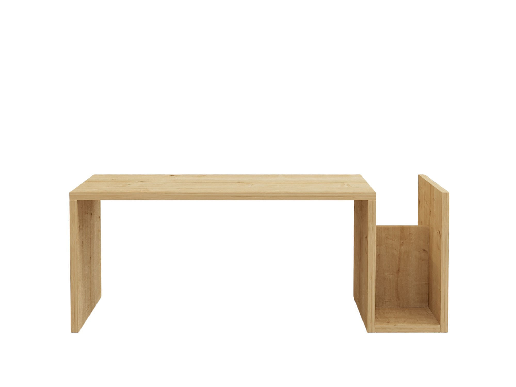 Masuta de cafea, Hanah Home, pal melaminat, stejar safir, 86.8x50x32.4 cm — imaginea 2