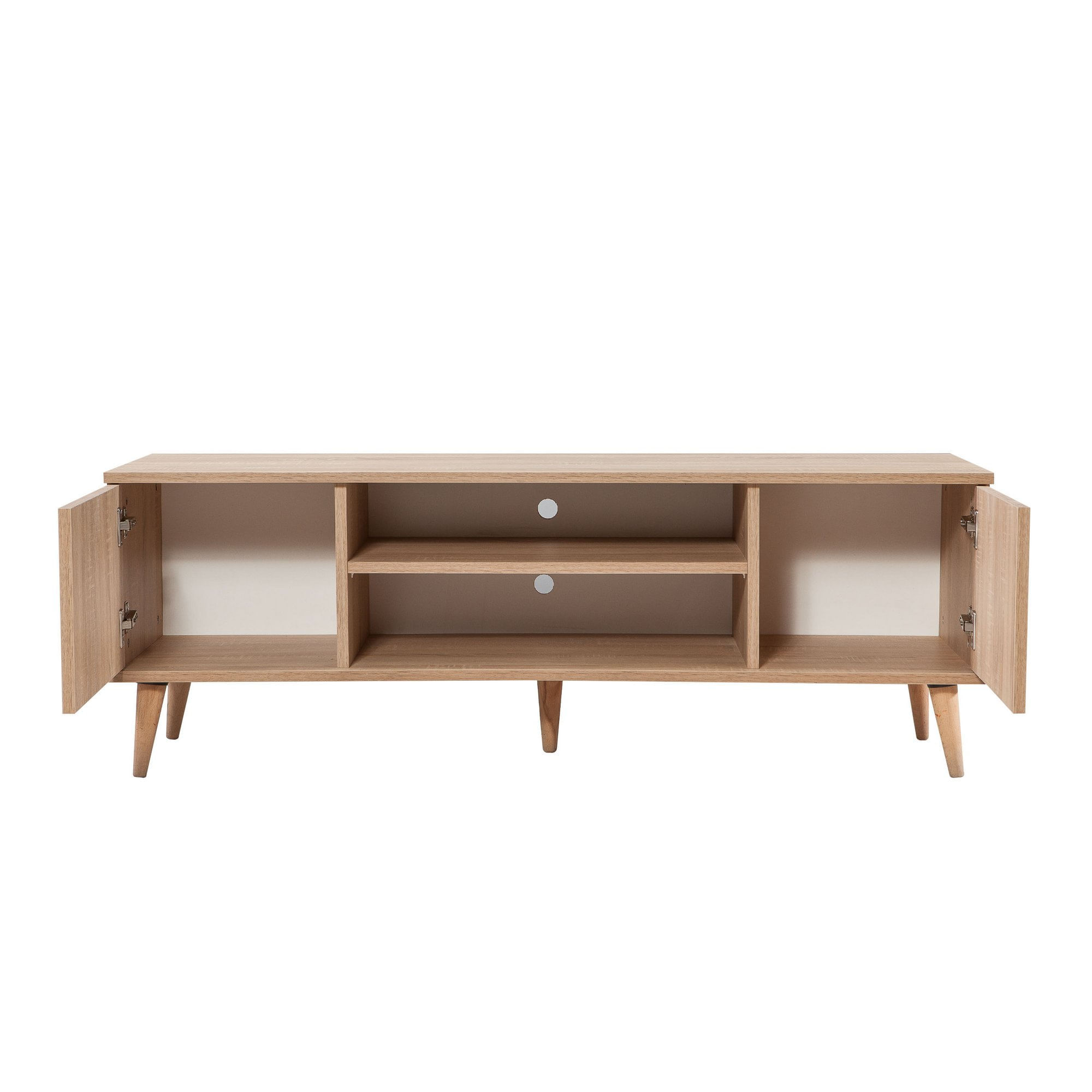 Comoda tv, Hanah Home, pal melaminat, stejar sonoma, 140x40x50 cm, 863SPH3018 — imaginea 2