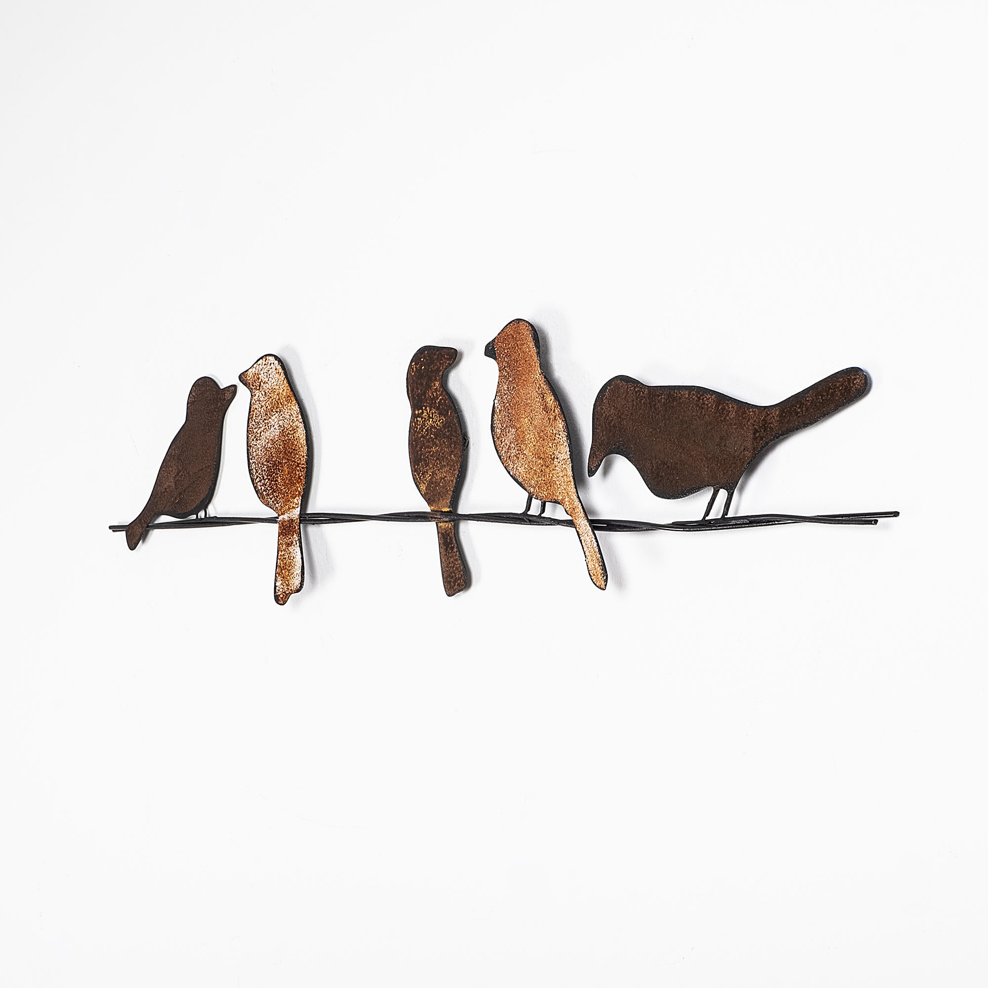 Accesoriu decorativ de perete, Wallxpert, metal, multicolor, 81x18 cm