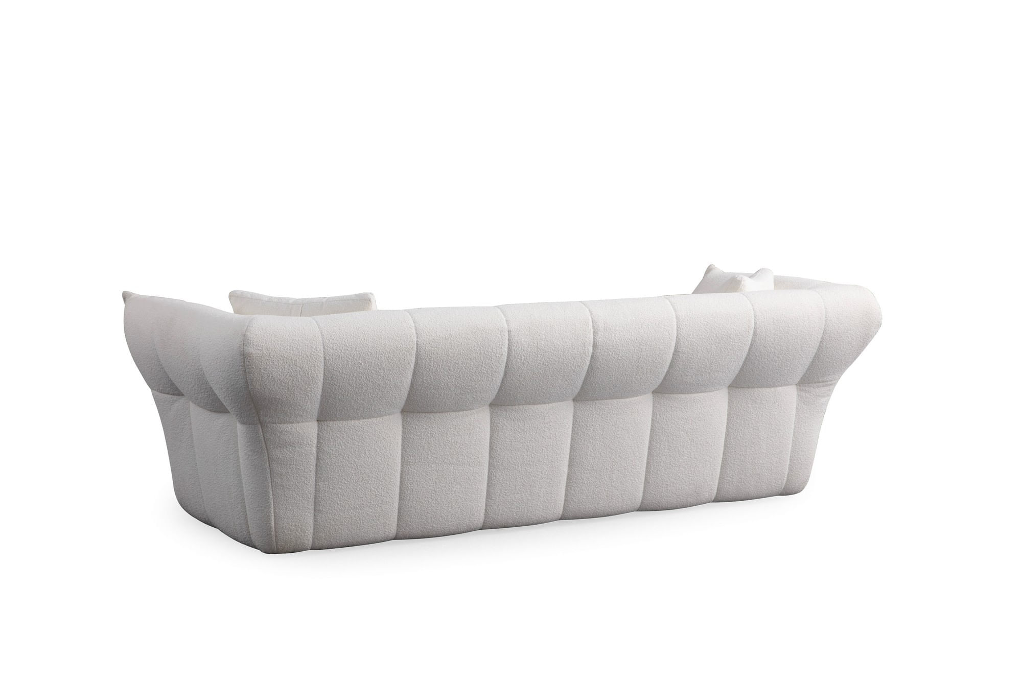 Canapea 3 locuri, Atelier Del Sofa, lemn fag si pal, alb, 240x105x75 cm, 560ARE1542 — imaginea 2