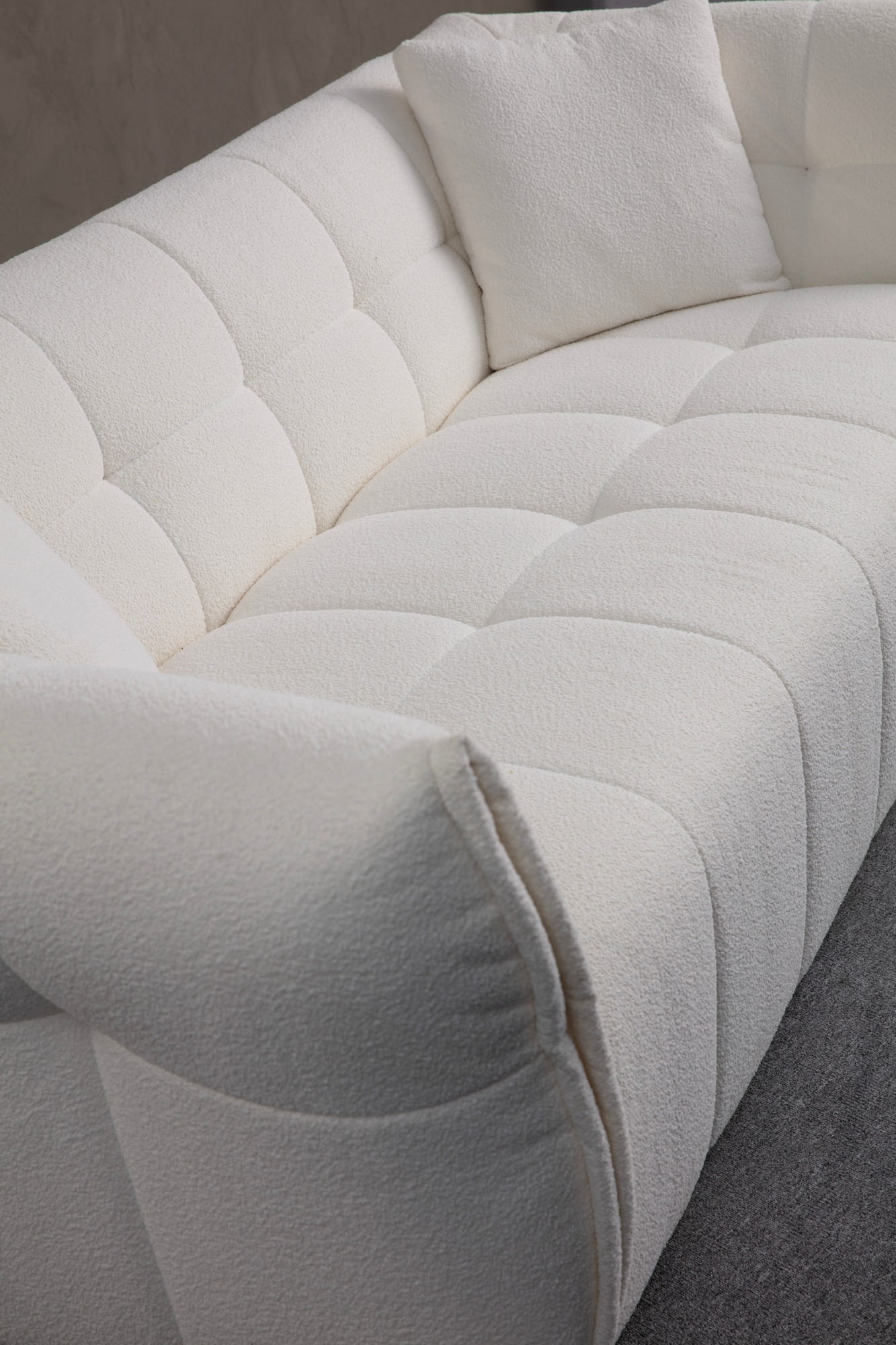 Canapea 3 locuri, Atelier Del Sofa, lemn fag si pal, alb, 240x105x75 cm, 560ARE1542 — imaginea 3