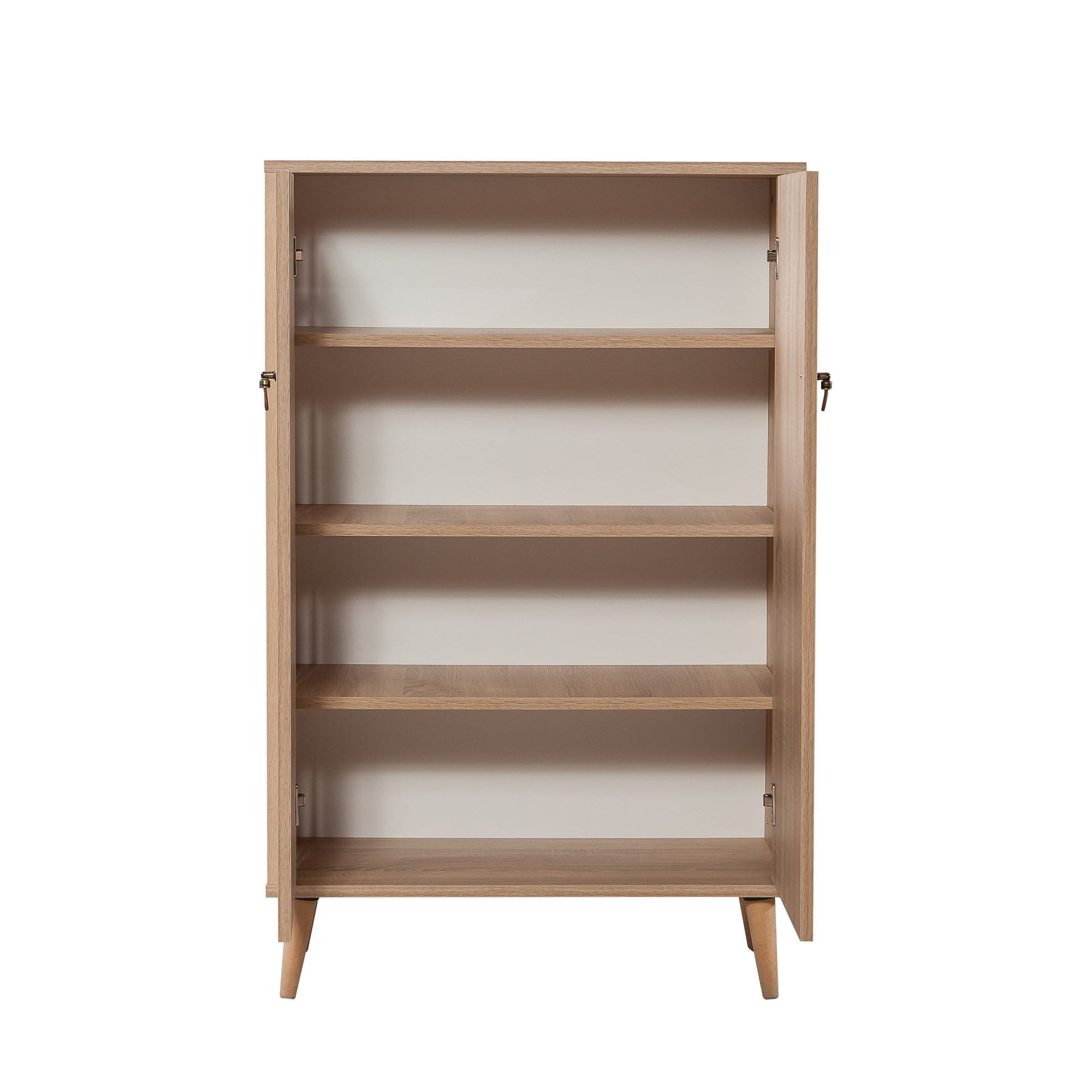 Dulap multifunctional, Hanah Home, pal melaminat, stejar sonoma, 80x36x127 cm, 869VEL3972 — imaginea 3