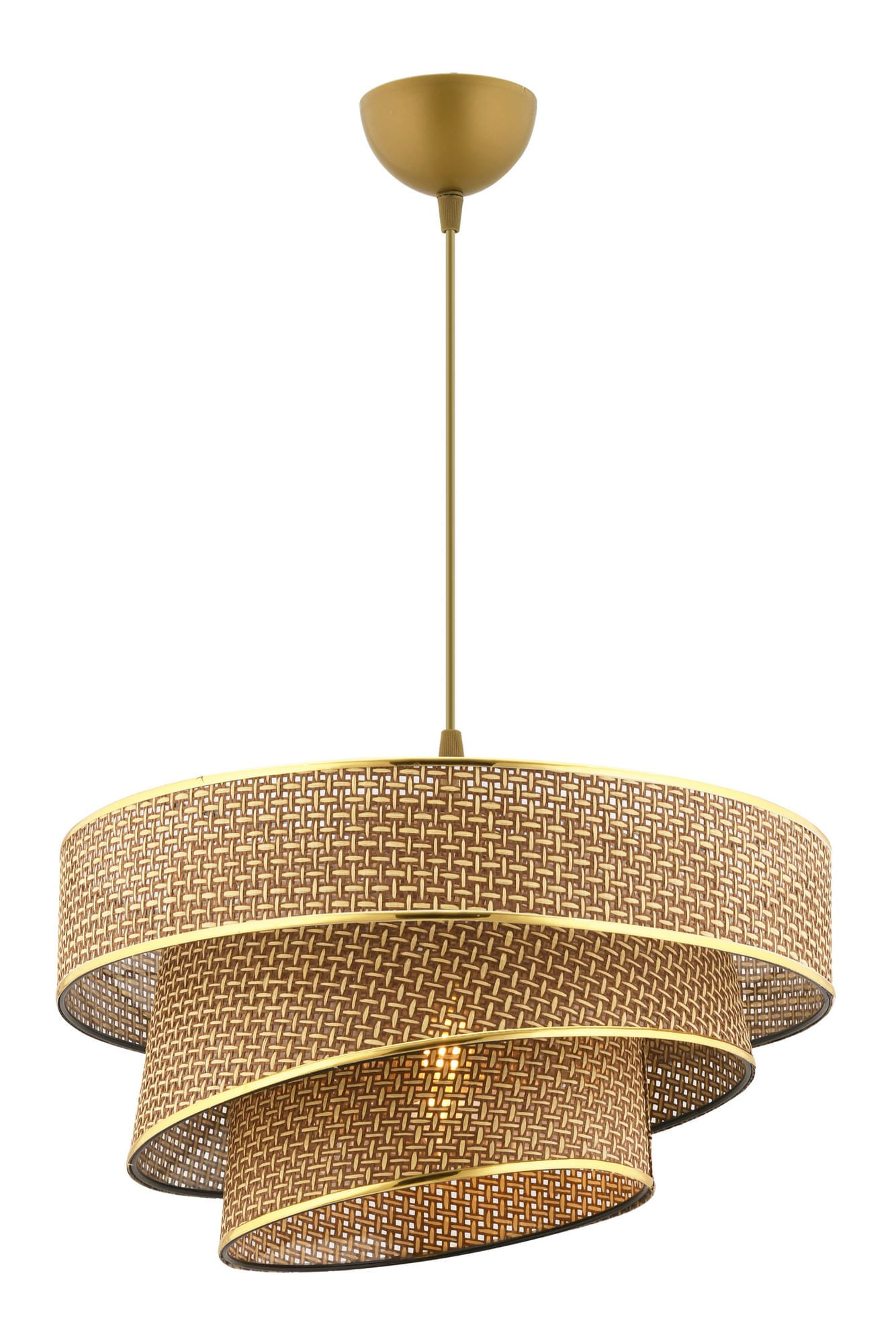 Candelabru, Opviq, metal, bej auriu, 40x40x72 cm