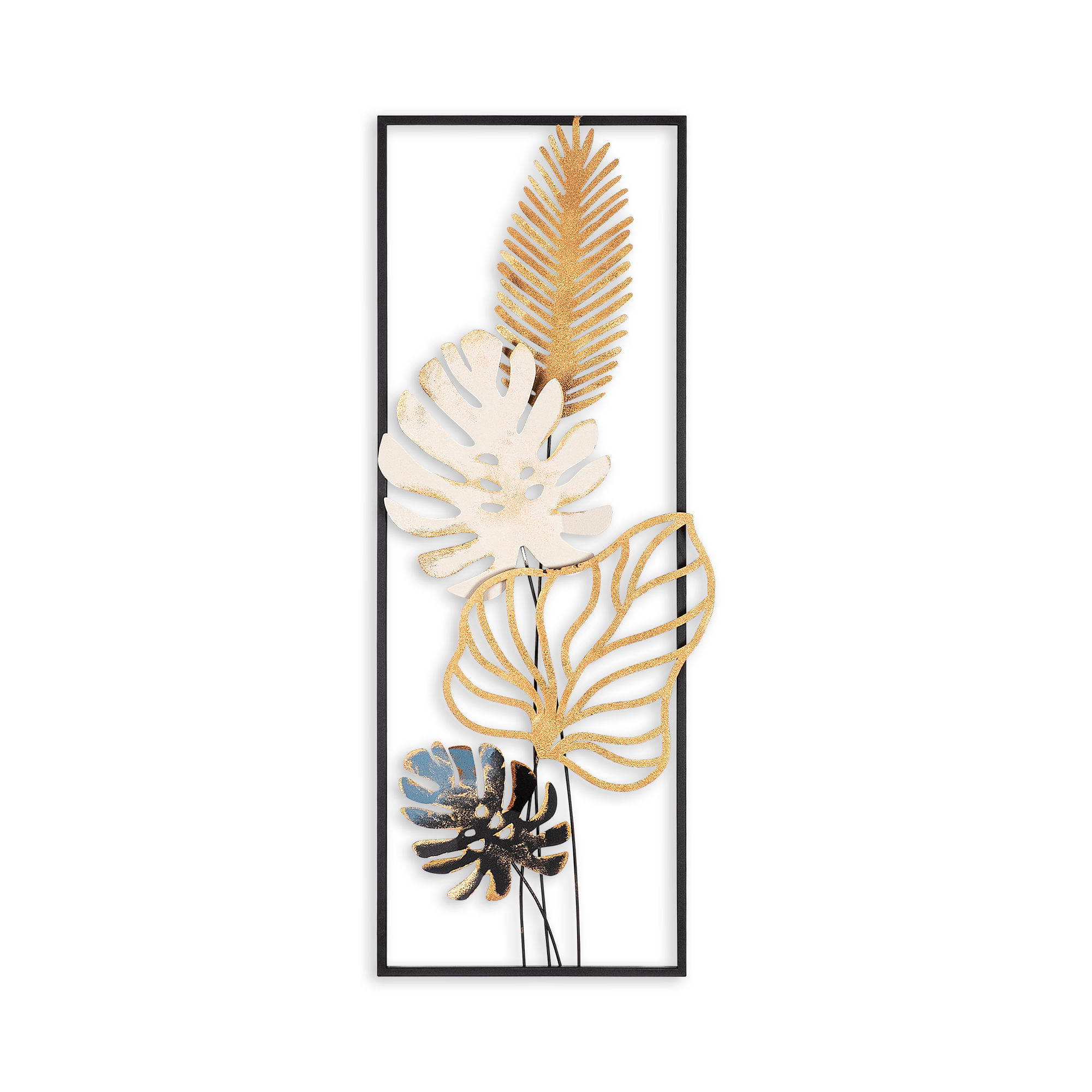 Accesoriu decorativ de perete, Wallxpert, metal, multicolor, 32x90 cm, 891TNL2315