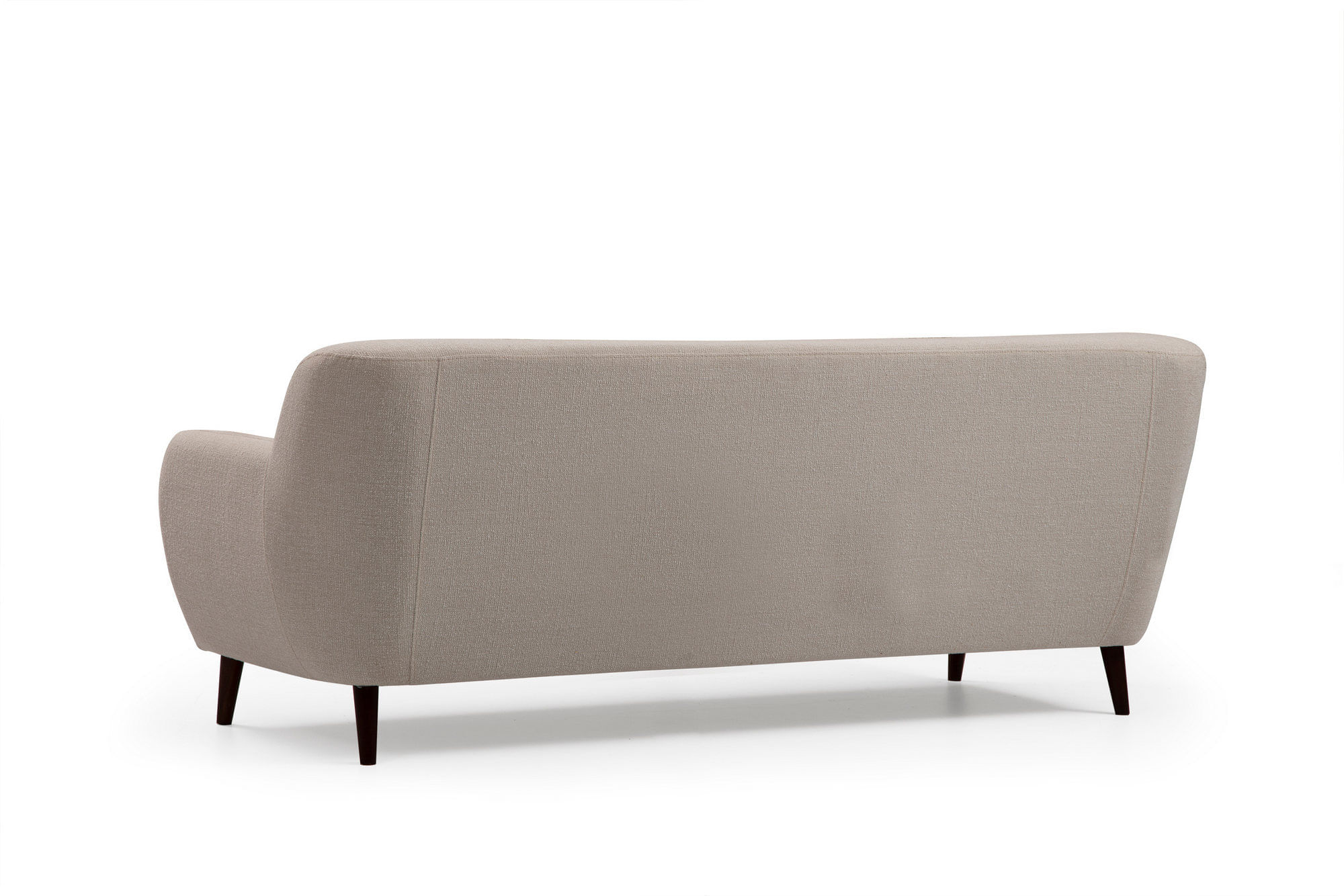 Canapea 3 locuri, Hanah Home, lemn fag si pal, bej, 220x87x87 cm — imaginea 2