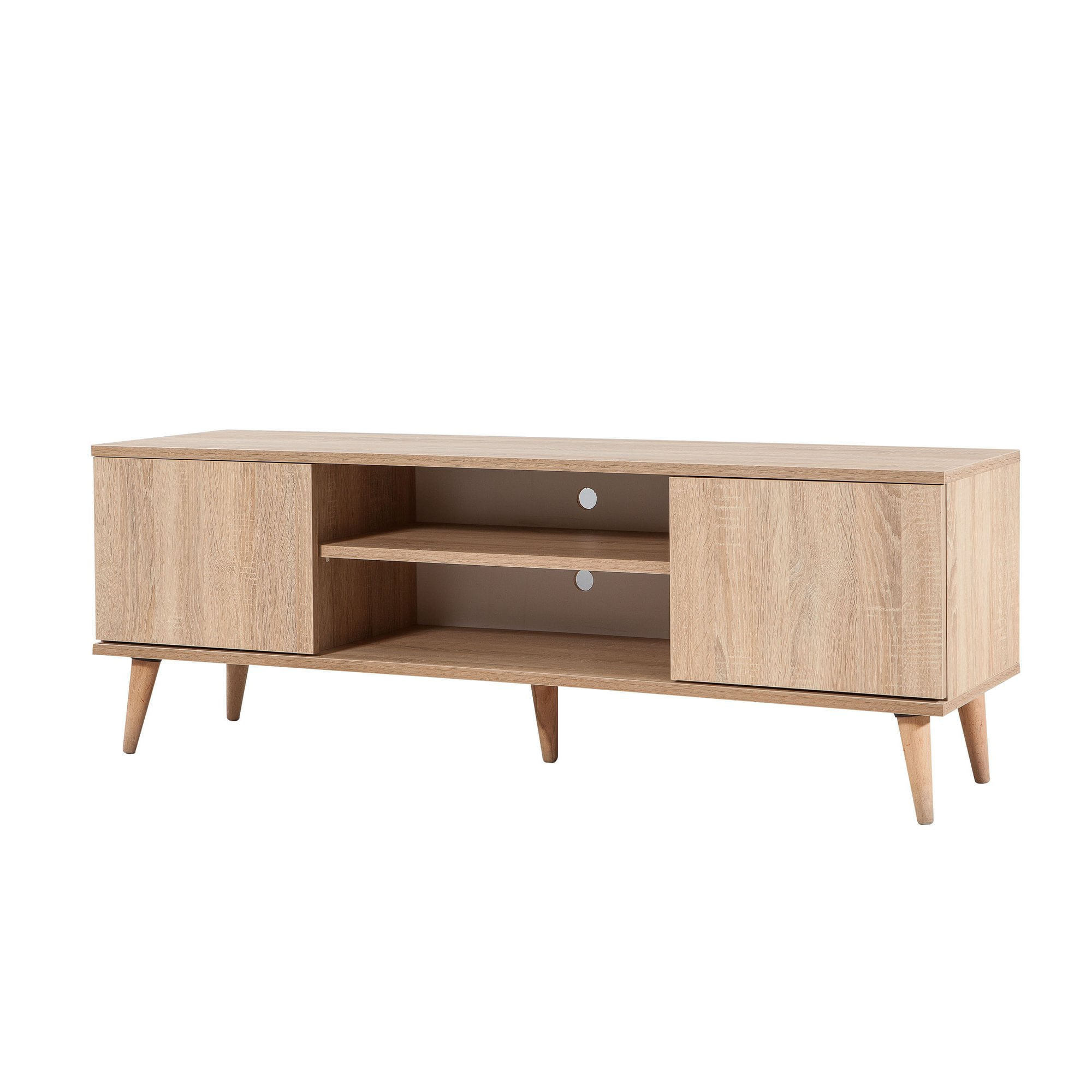 Comoda tv, Hanah Home, pal melaminat, stejar sonoma, 140x40x50 cm, 863SPH3015