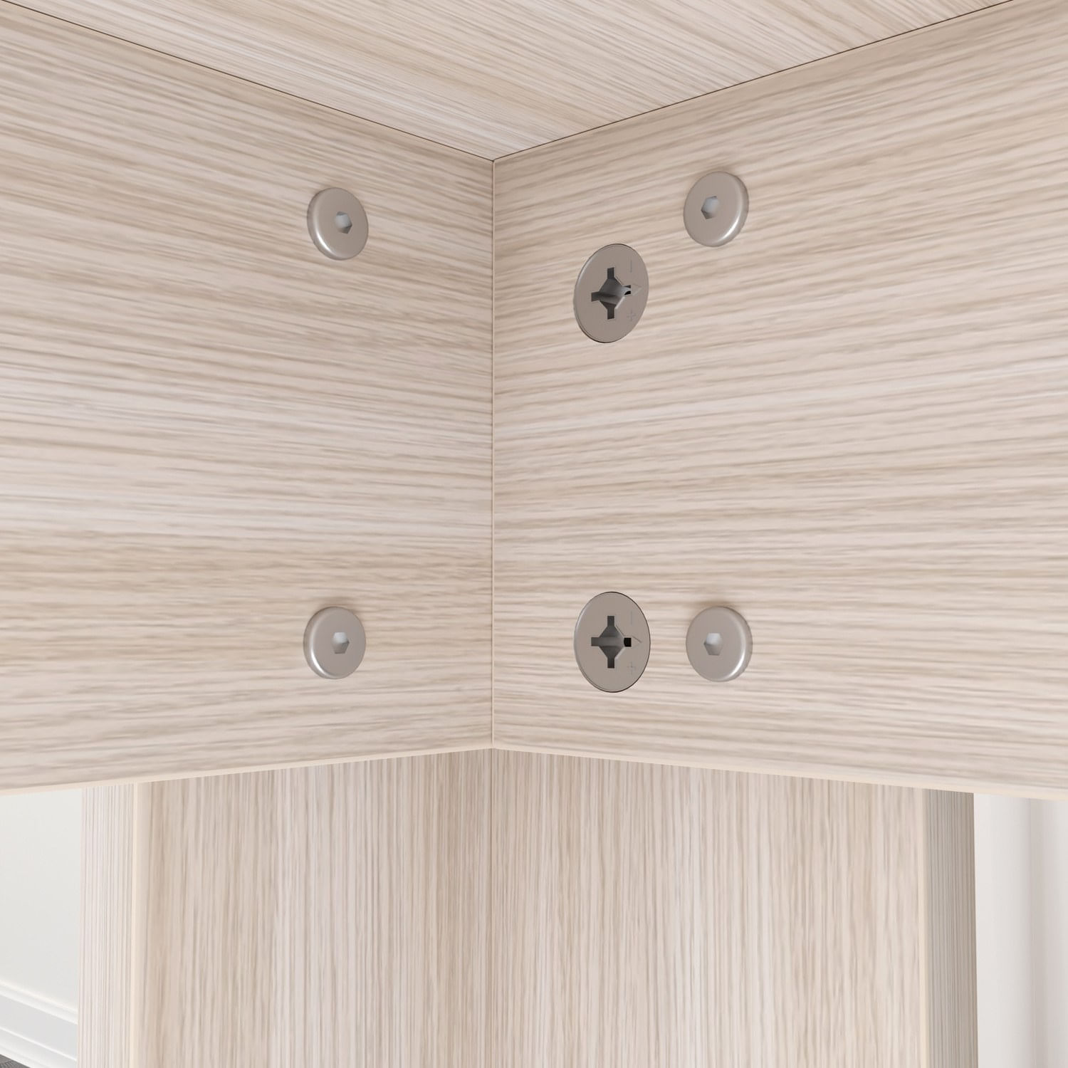 Masa de dining, Hanah Home, panou de particule melaminat, stejar, 120x80x78 cm — imaginea 5