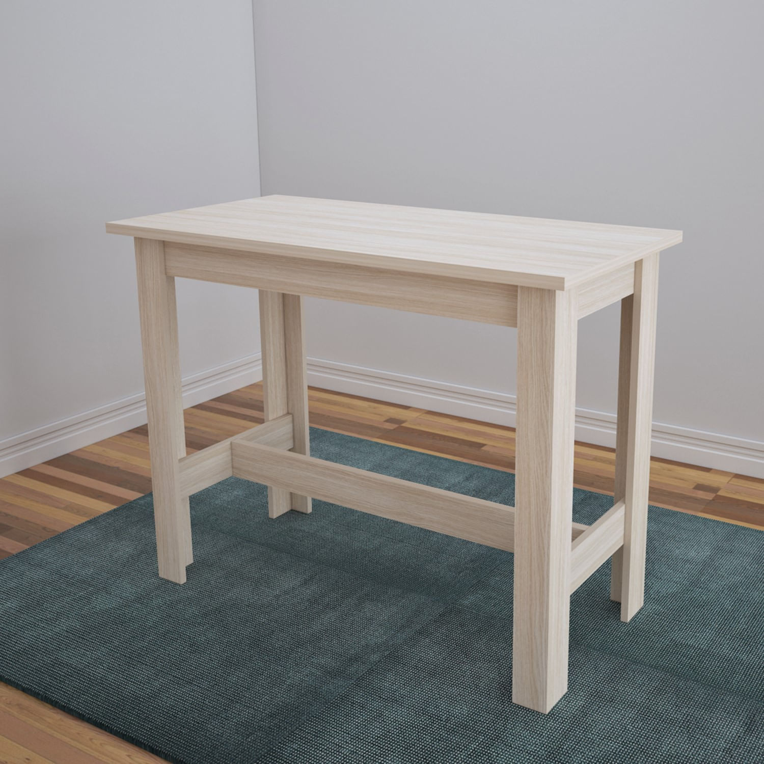 Masa de dining, Hanah Home, pal melaminat, stejar, 120x60x93 cm — imaginea 5