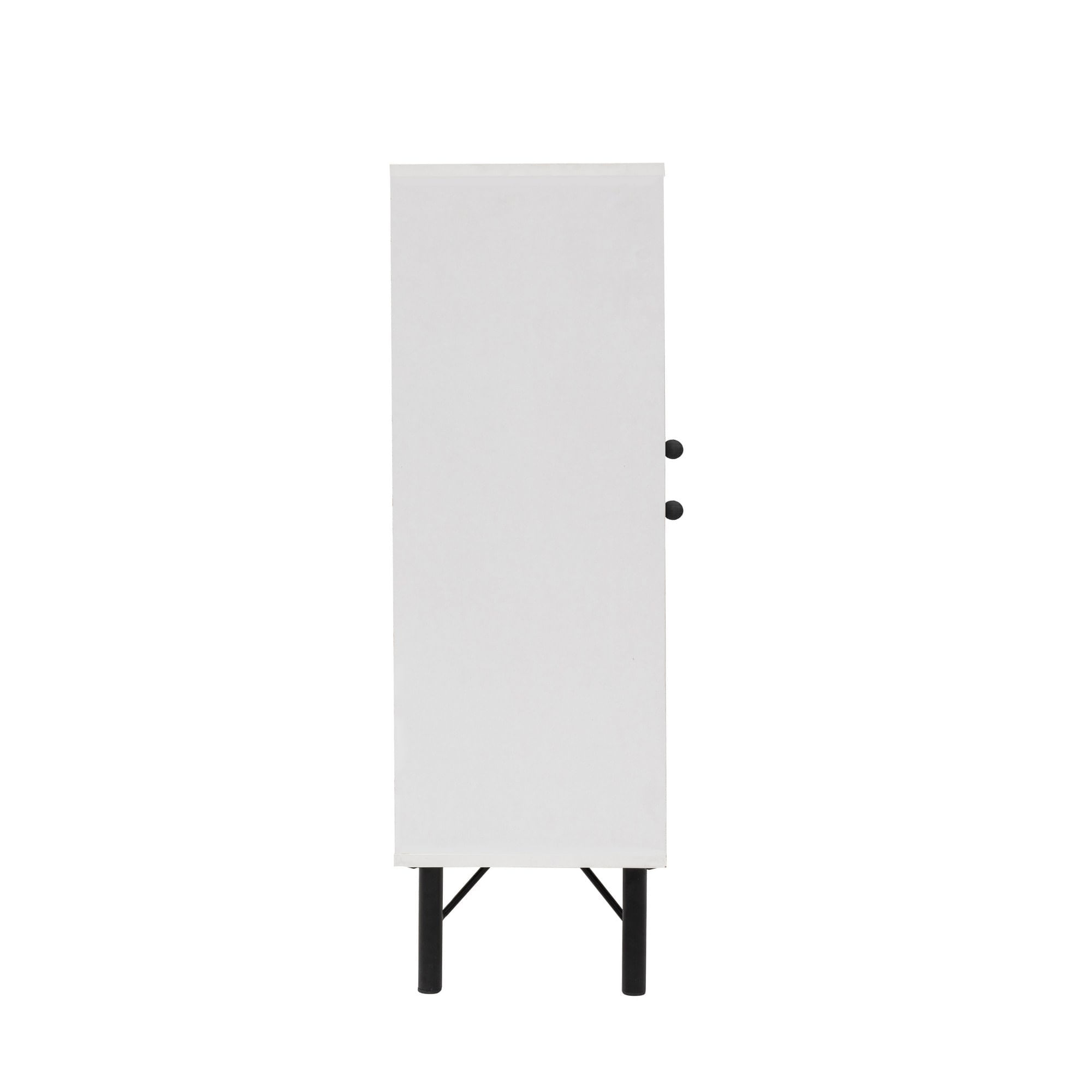 Dulap multifunctional, Hanah Home, pal melaminat, alb maro mov galben, 95x36x111 cm — imaginea 3