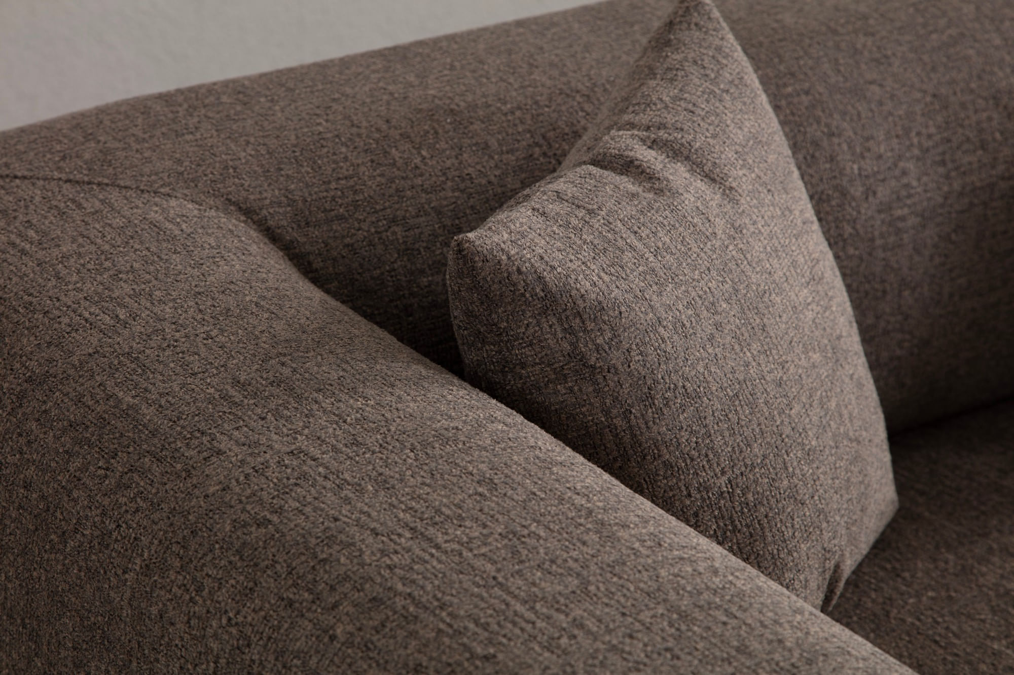 Canapea 3 locuri, Hanah Home, lemn fag si pal, maro, 225x93x75 cm — imaginea 8