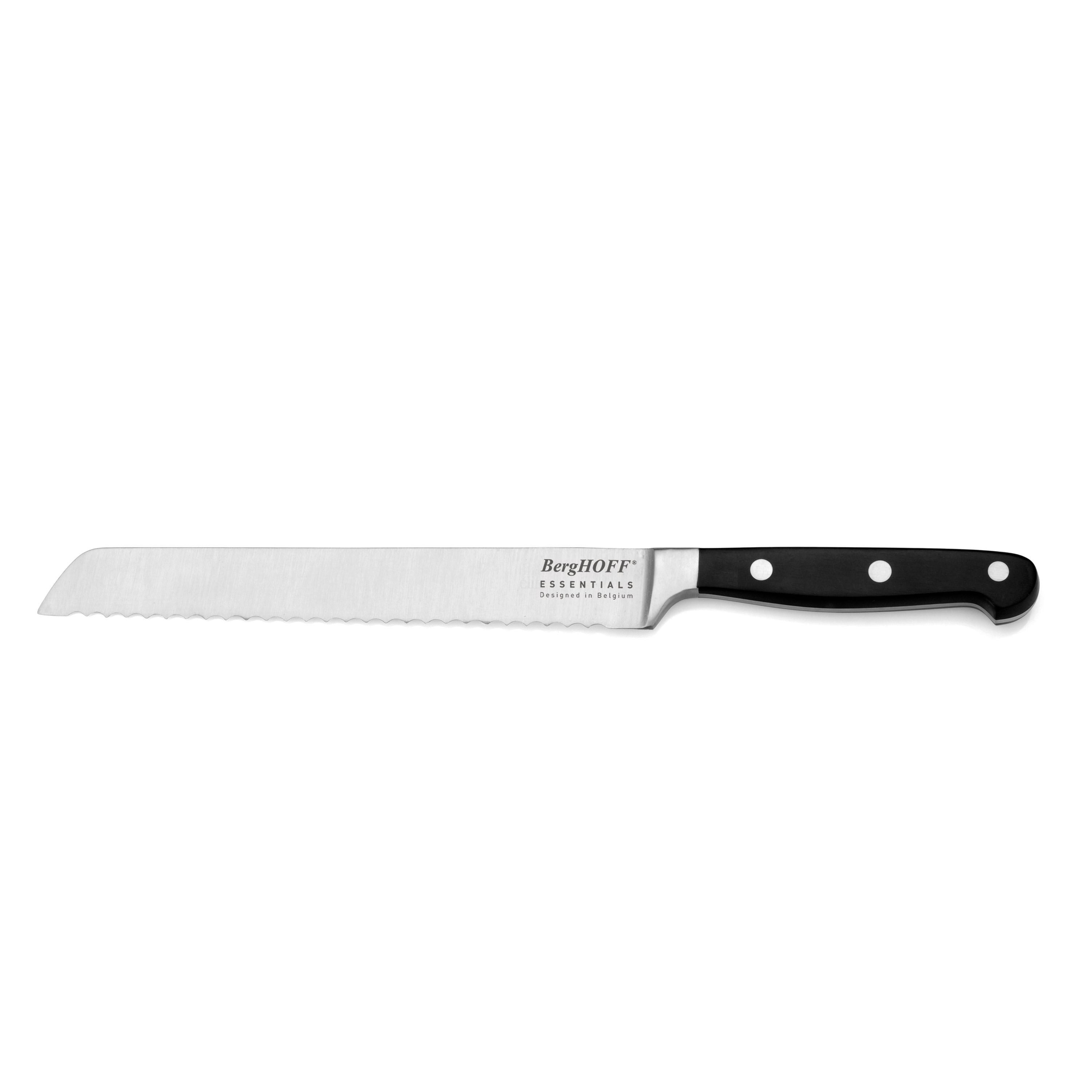 Cutit de paine Solid, 20 cm, Otel, Argintiu/Negru — imaginea 3