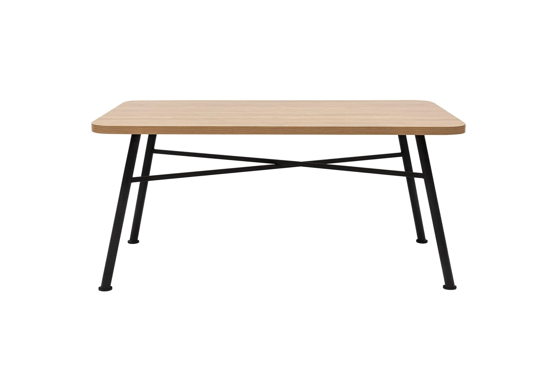 Masa dining, Hanah Home, PAL melaminat, natural, 160x90x75 cm — imaginea 6