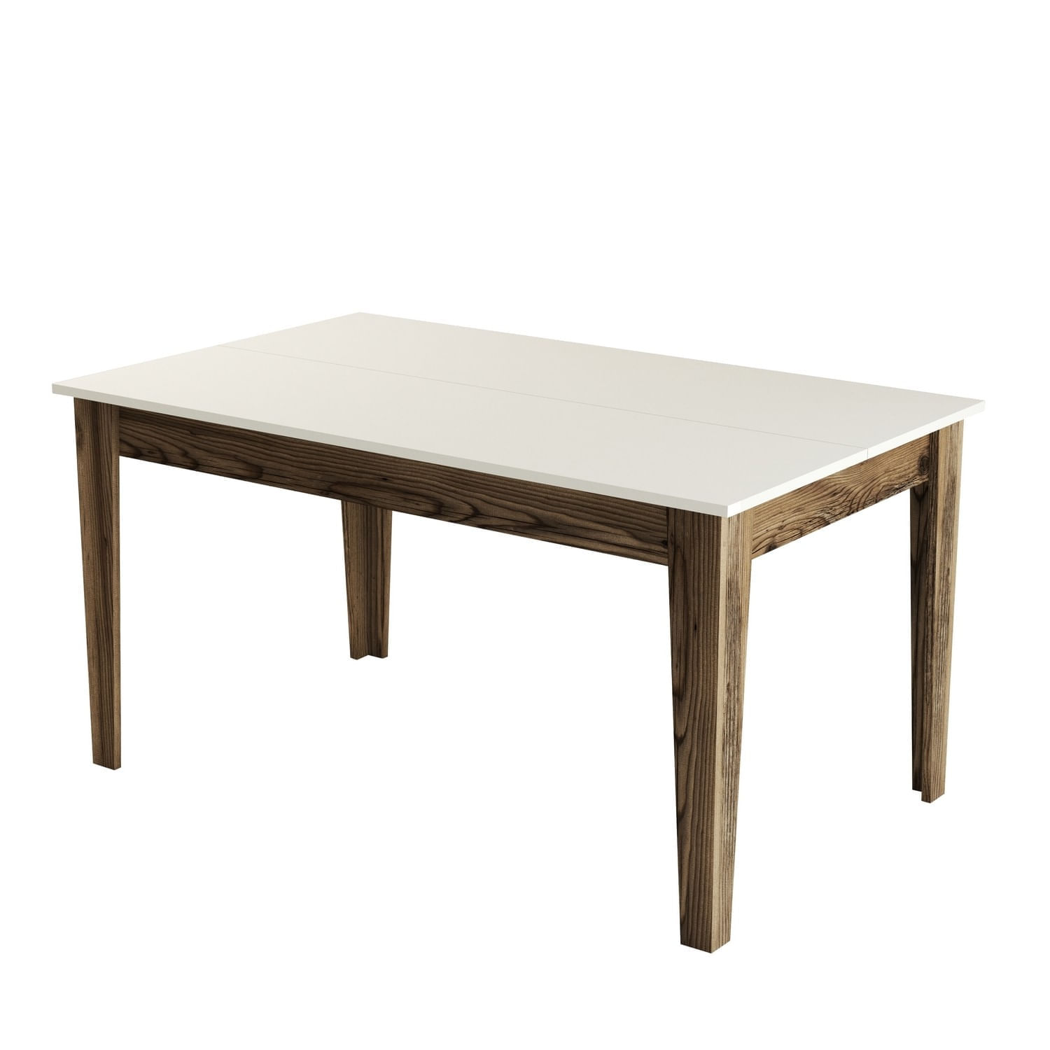 Masa dining, Hanah Home, PAL melaminat, nuc crem, 145x88x75 cm