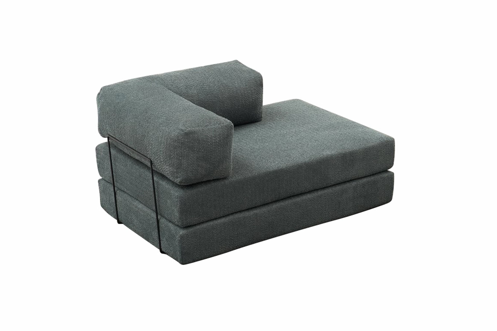 Canapea 2 locuri, Atelier Del Sofa, chenille, verde, 140x95x75 cm — imaginea 2