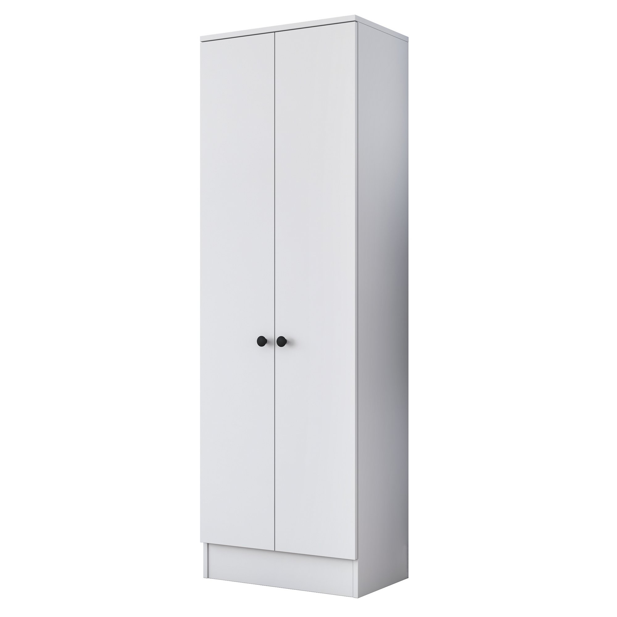 Dulap multifunctional, Hanah Home, pal melaminat, alb, 59.8x37.5x182.8 cm — imaginea 2