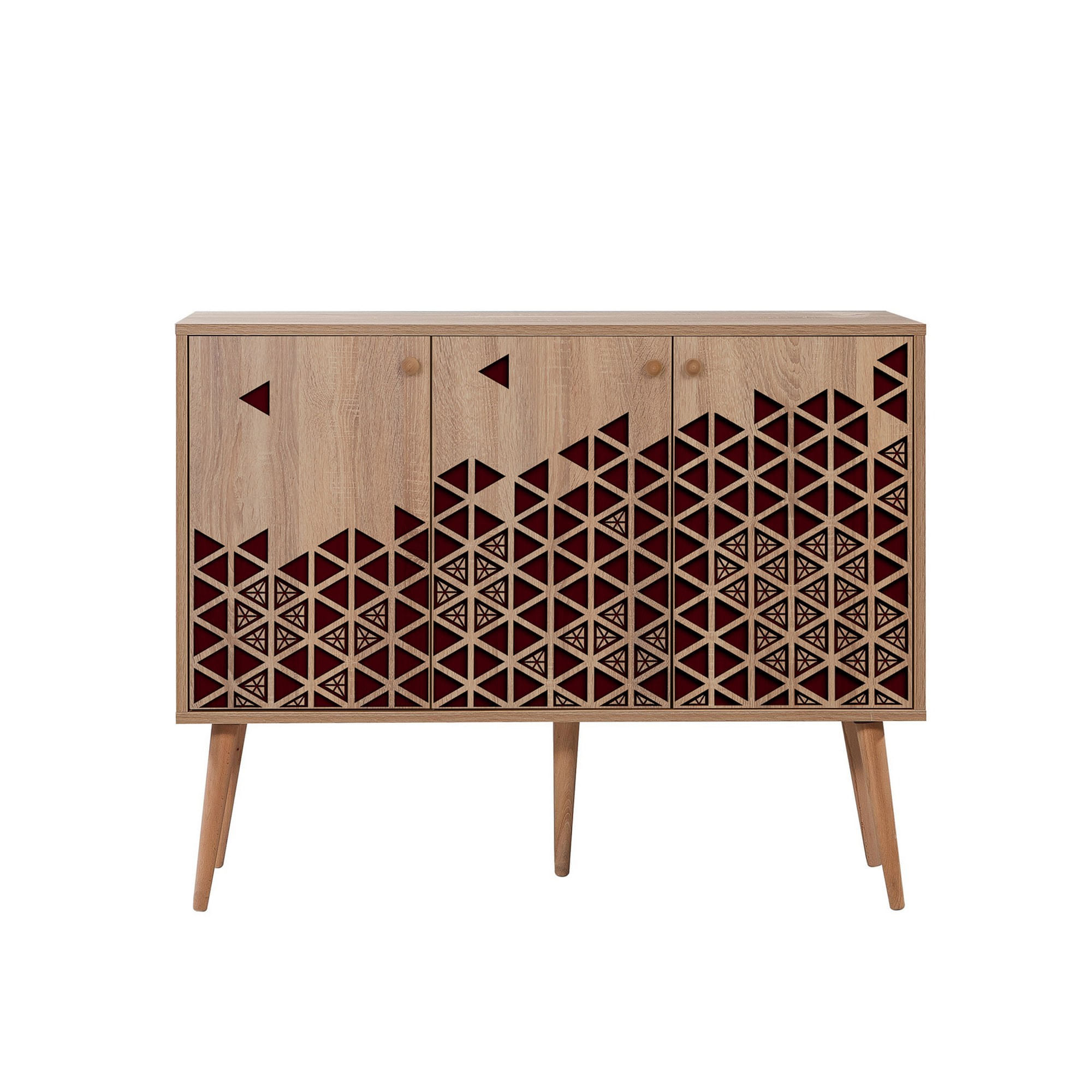 Consola, Hanah Home, pal melaminat, stejar sonoma, 120x36x90 cm, 863SPH3937