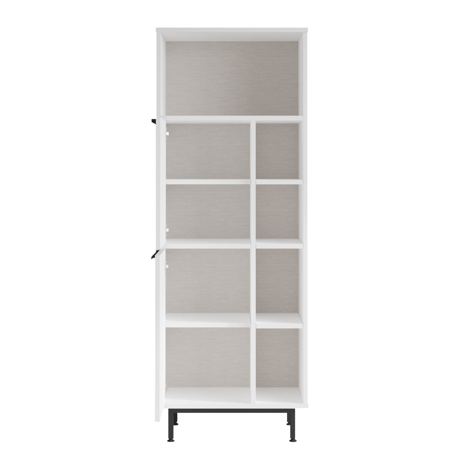 Dulap de bucatarie, Hanah Home, pal melaminat, alb, 160x45.1x35.5 cm — imaginea 2