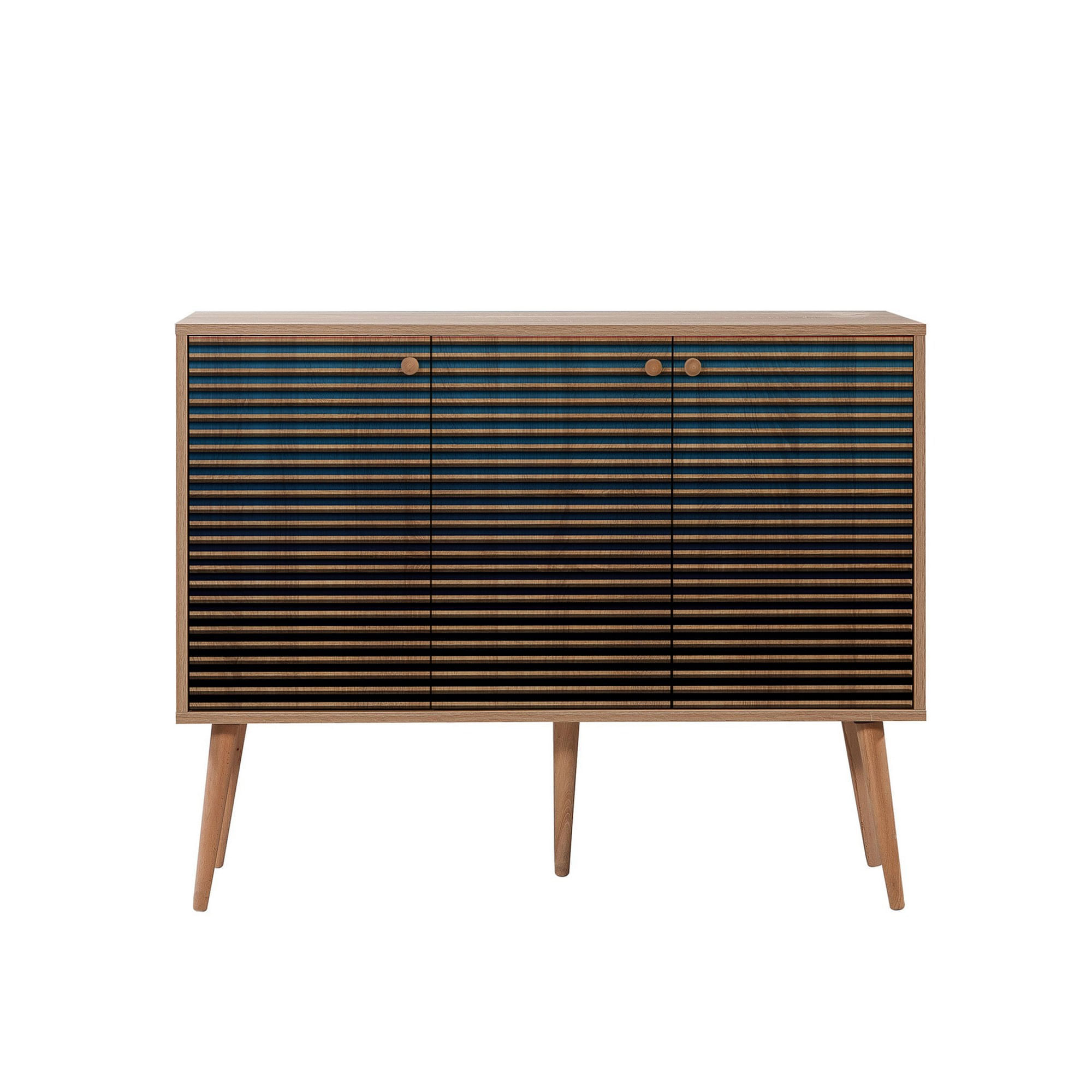 Consola, Hanah Home, pal melaminat, stejar sonoma, 120x36x90 cm, 863SPH3421 — imaginea 2