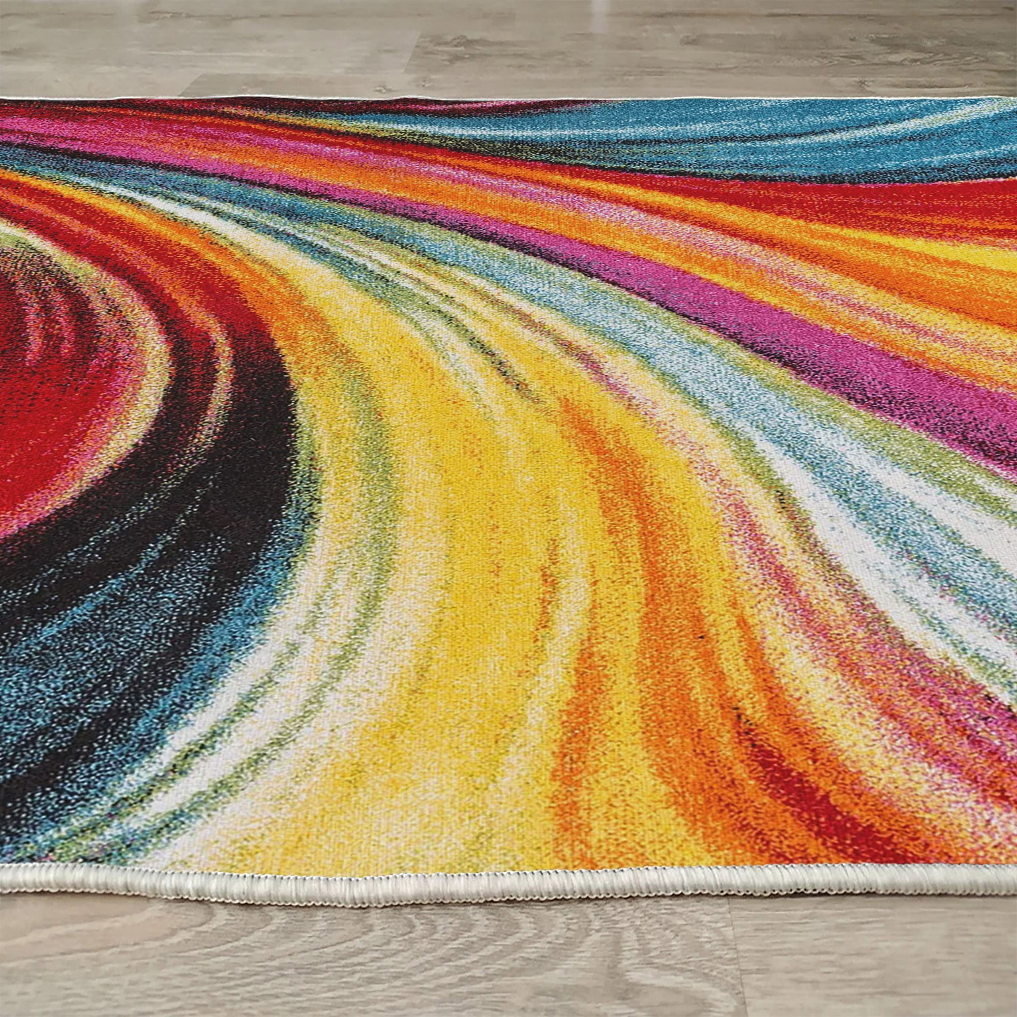 Covor, Conceptum Hypnose, multicolor, 80x150 cm, bumbac si poliester, antiderapant, 625HFT3302