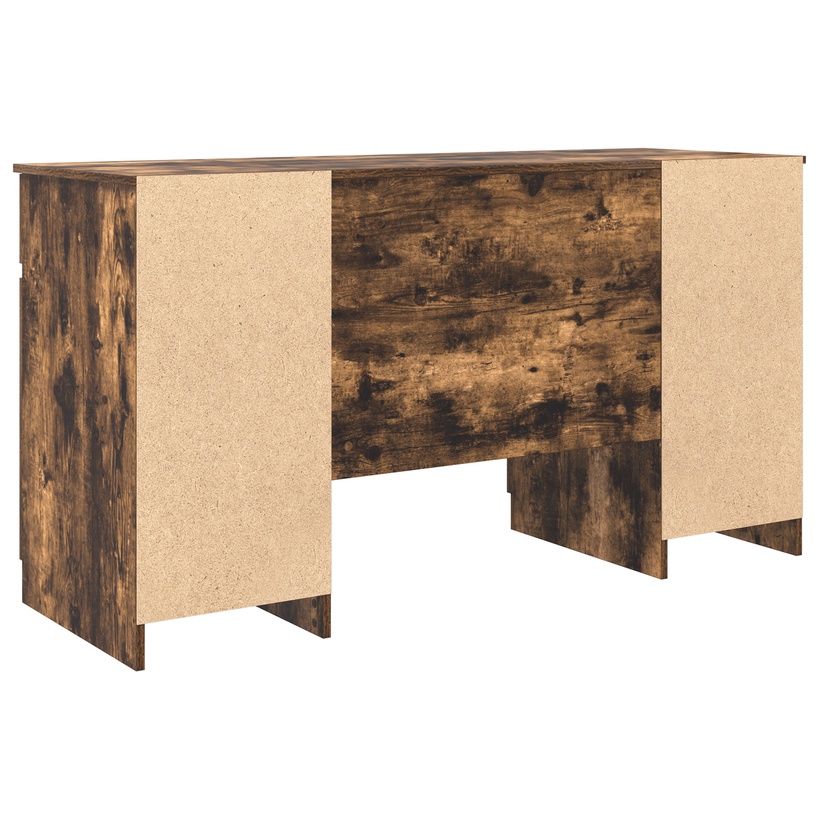 Birou, stejar fumuriu, 140x49x76 cm, lemn prelucrat — imaginea 6