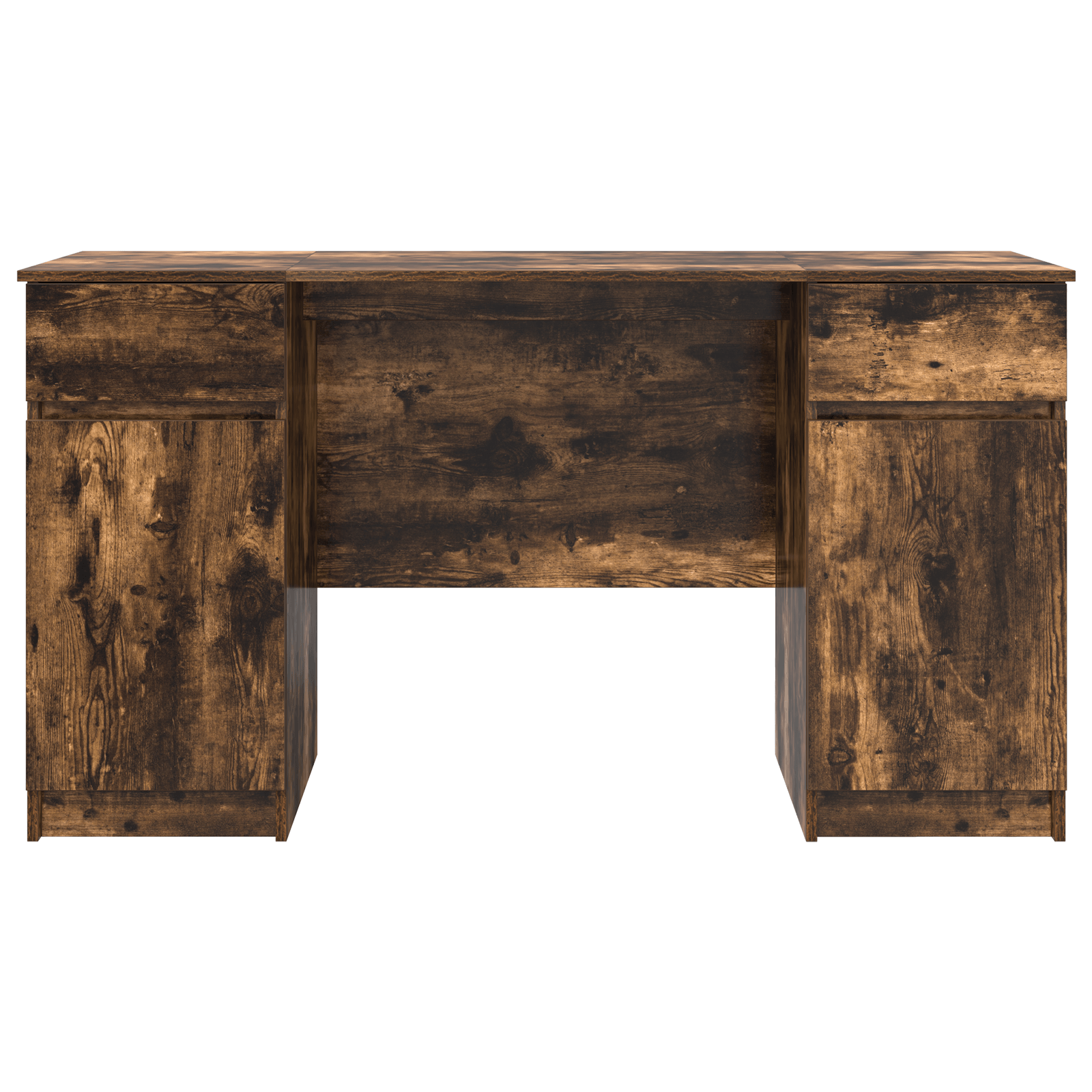 Birou, stejar fumuriu, 140x49x76 cm, lemn prelucrat — imaginea 7