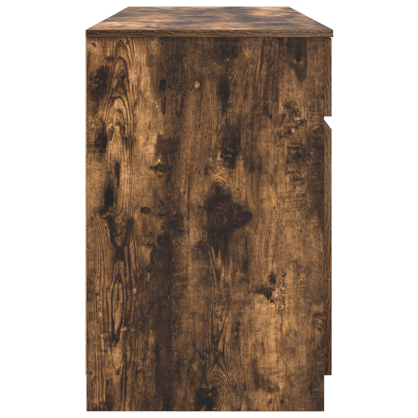 Birou, stejar fumuriu, 140x49x76 cm, lemn prelucrat — imaginea 8