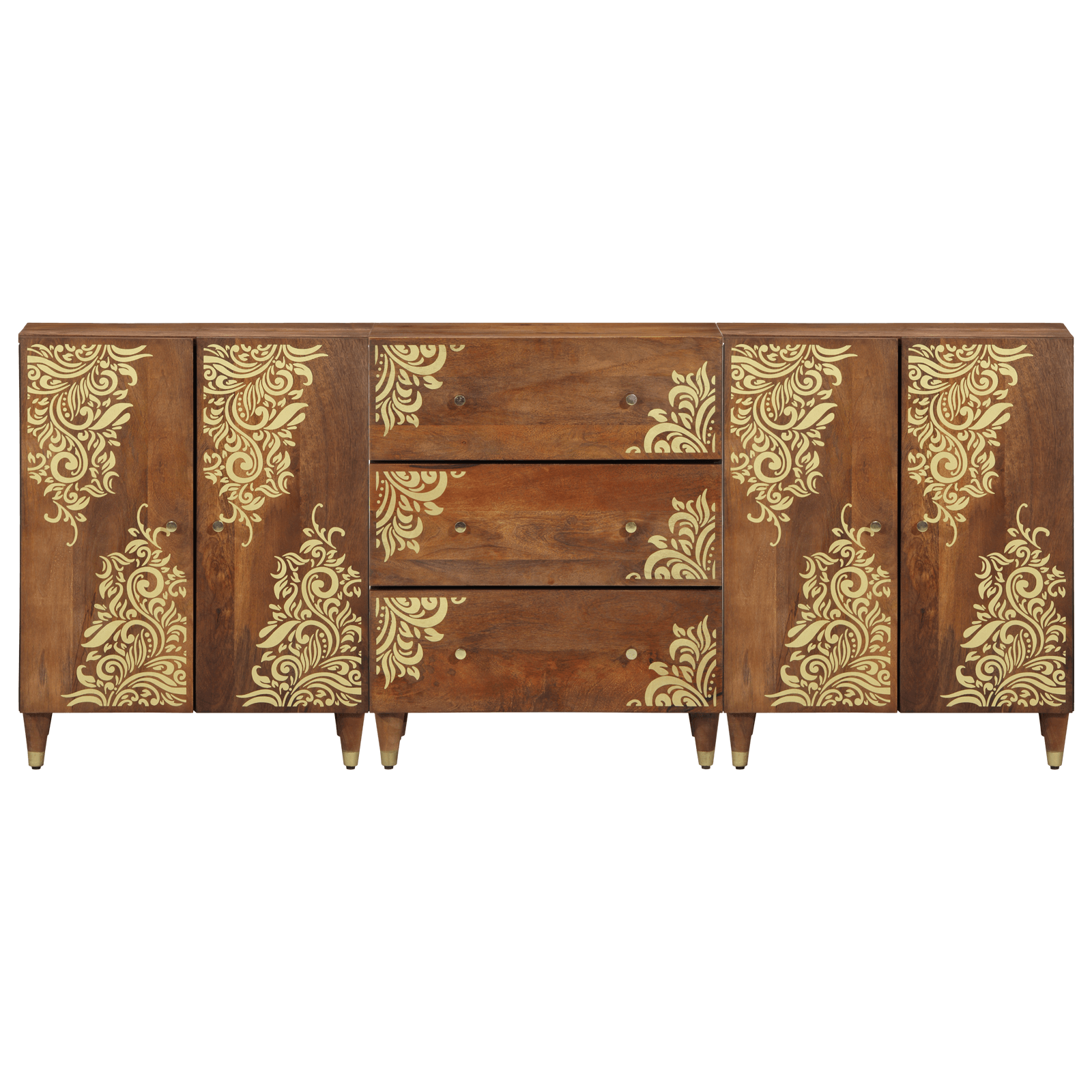 Set de Mobilier pentru Baie 3 Piese Lemn Solid de Mango — imaginea 6