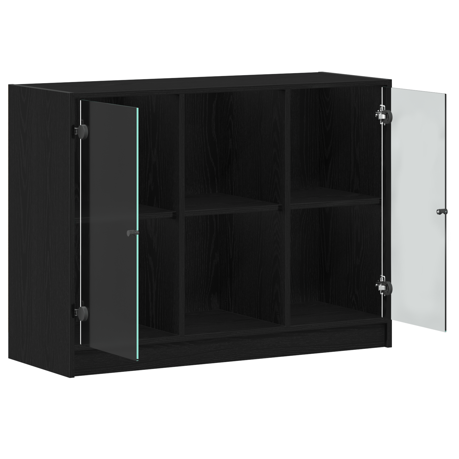 Dulap, stejar negru, 102x37x75,5 cm, lemn prelucrat — imaginea 5