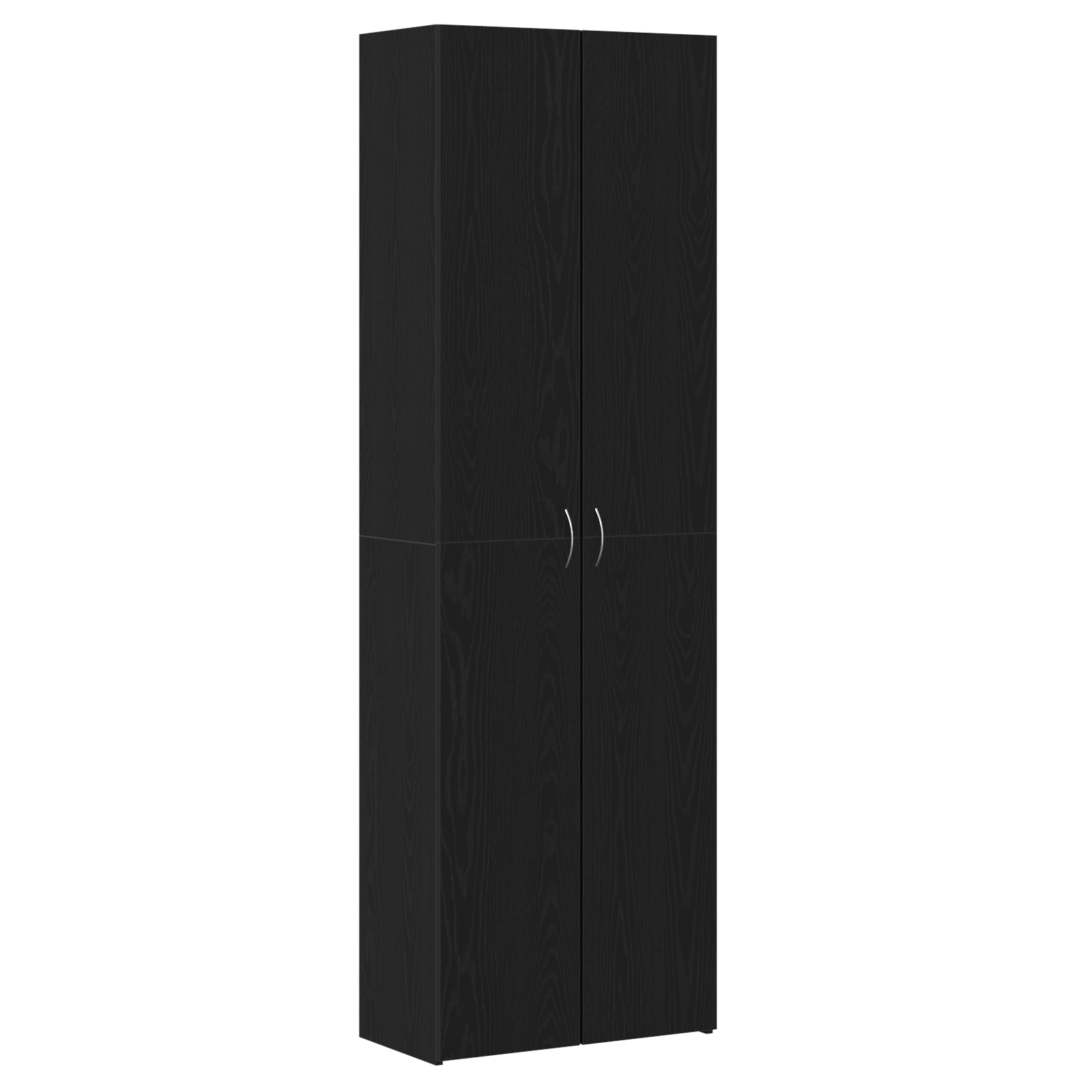Credenta birou Negru Stejar 60x32x190 cm Lemn prelucrat — imaginea 2
