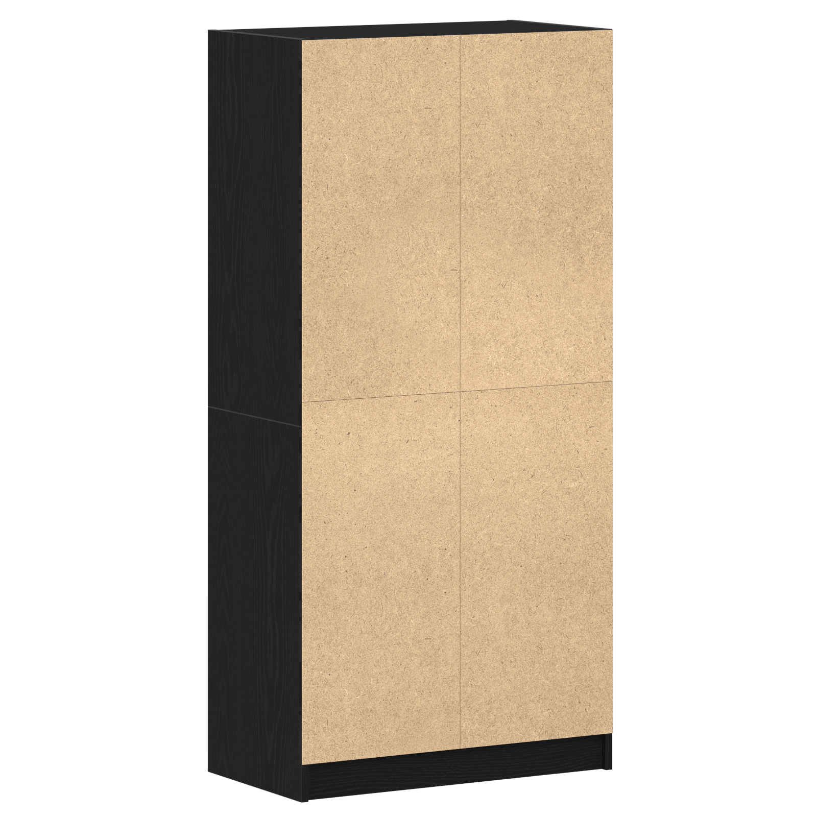 Dulap inalt cu usi, stejar negru, 68x37x142 cm, lemn prelucrat — imaginea 6