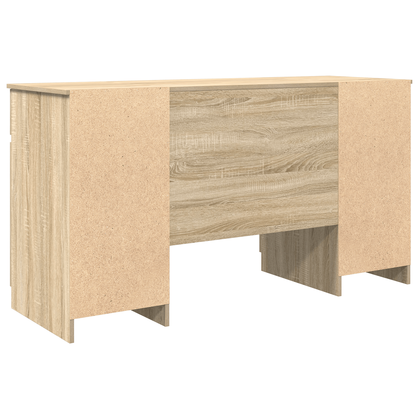Birou, stejar sonoma, 140x49x76 cm, lemn prelucrat — imaginea 6