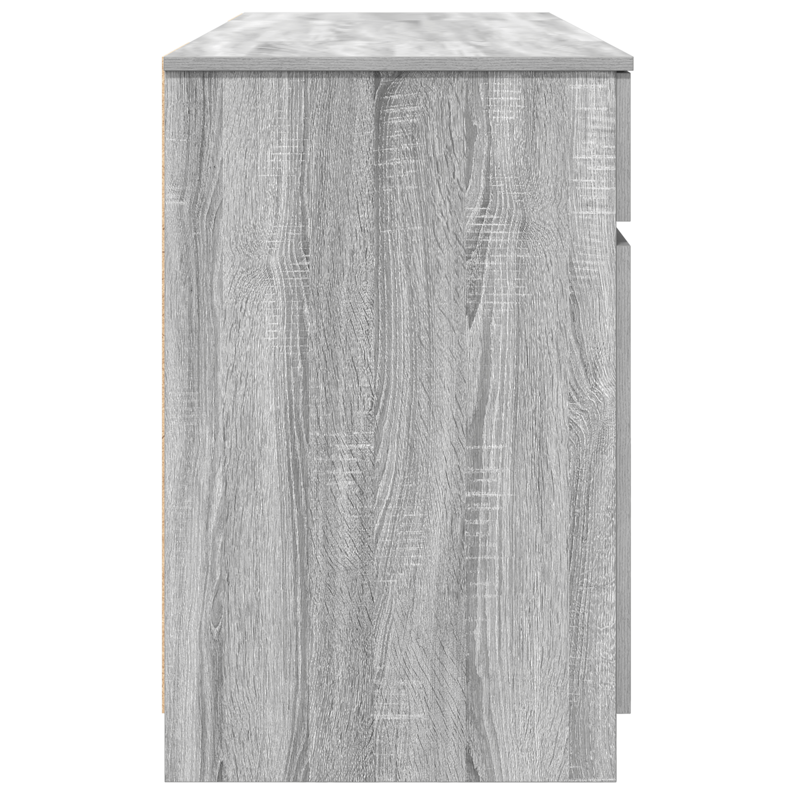 Birou, gri sonoma, 140x49x76 cm, lemn prelucrat — imaginea 8