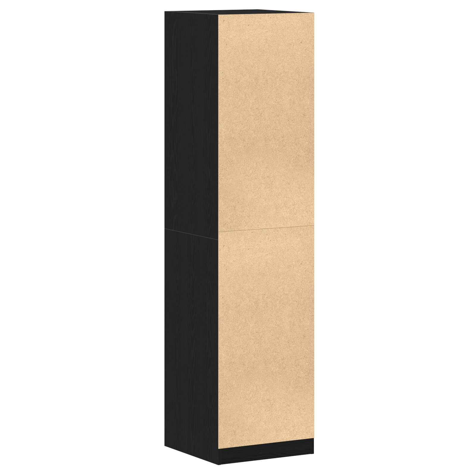 Dulap Negru Stejar 50x50x200 cm din Lemn prelucrat - — imaginea 6