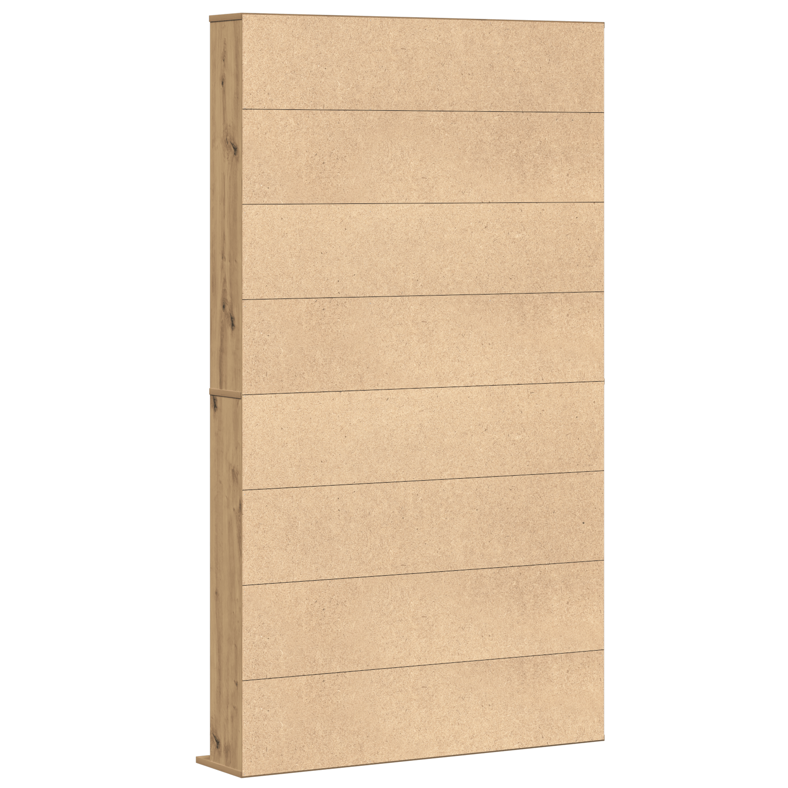 Dulap pentru CD-uri din Stejar Artistic - 101x23x177.5 cm Fabricat din Lemn Ingineresc — imaginea 5
