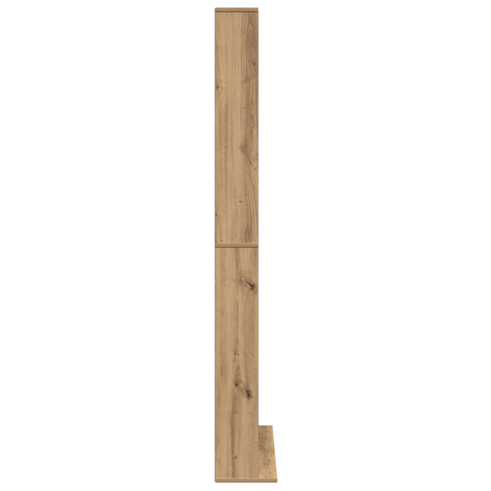 Dulap pentru CD-uri din Stejar Artistic - 101x23x177.5 cm Fabricat din Lemn Ingineresc — imaginea 7