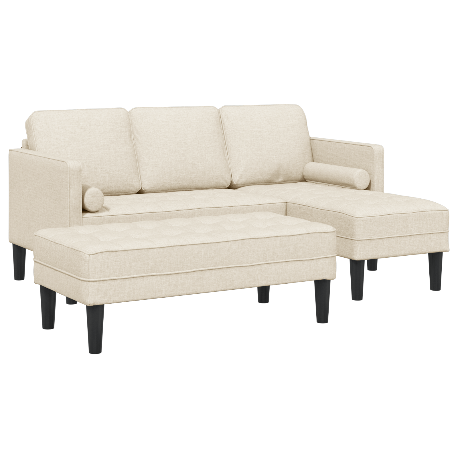 Set Canapea 2 Piese cu Perne din In — imaginea 2