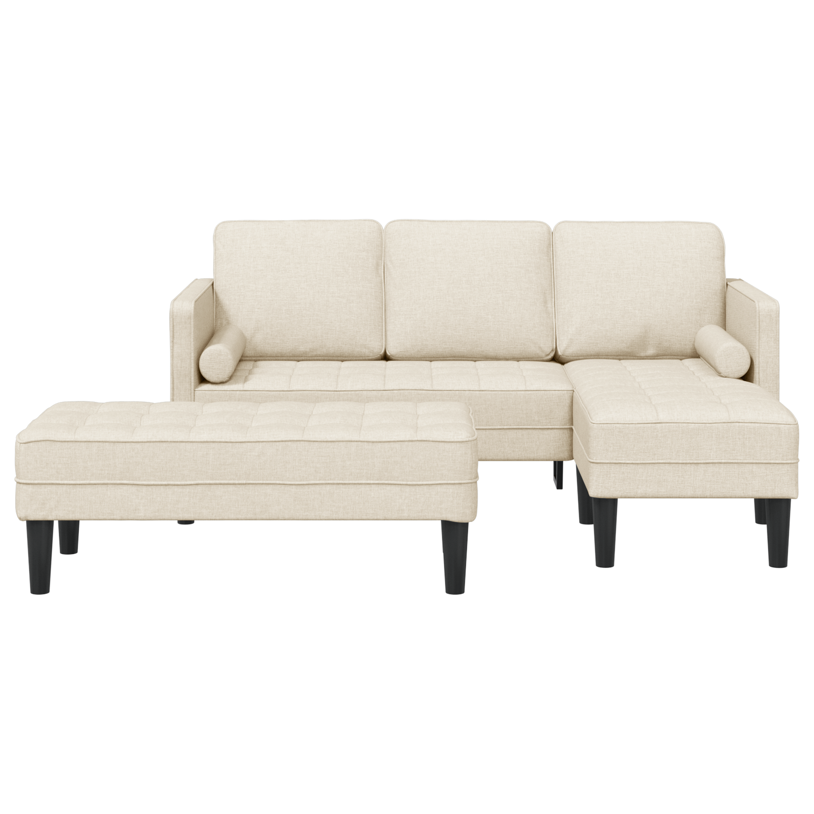 Set Canapea 2 Piese cu Perne din In — imaginea 4