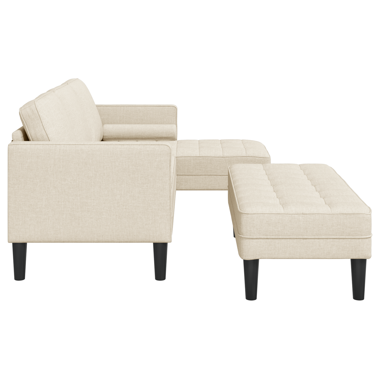 Set Canapea 2 Piese cu Perne din In — imaginea 7