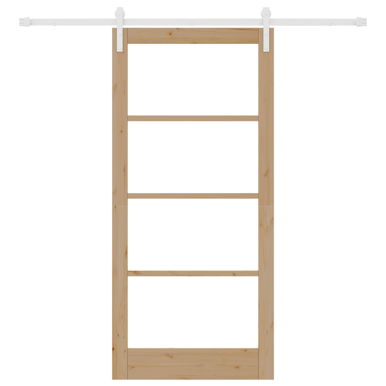 Usa glisanta cu set hardware 'ORKDAL'din lemn solid si sticla — imaginea 4