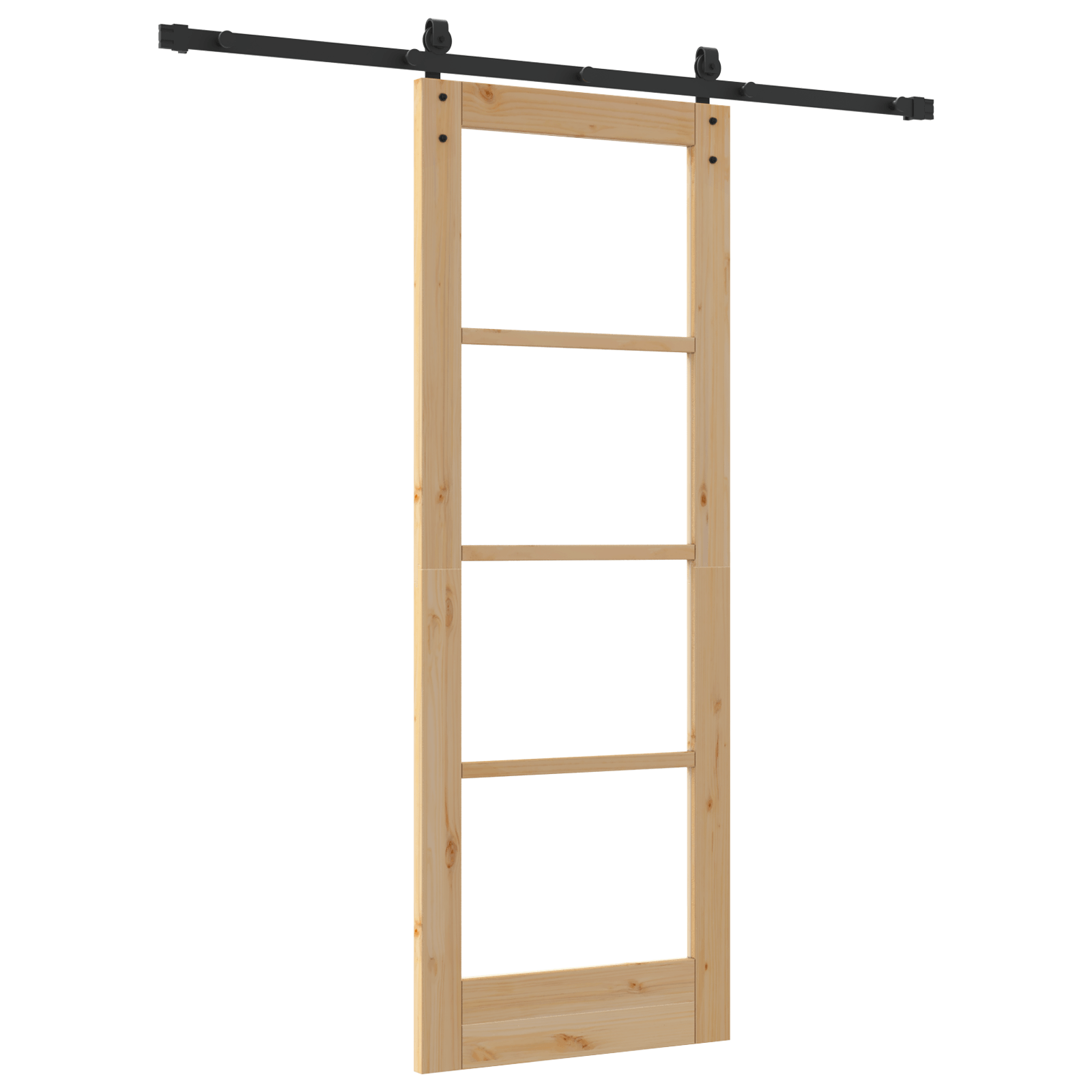 Usa glisanta cu set de accesorii 'ORKDAL'Lemn masiv & Sticla — imaginea 6
